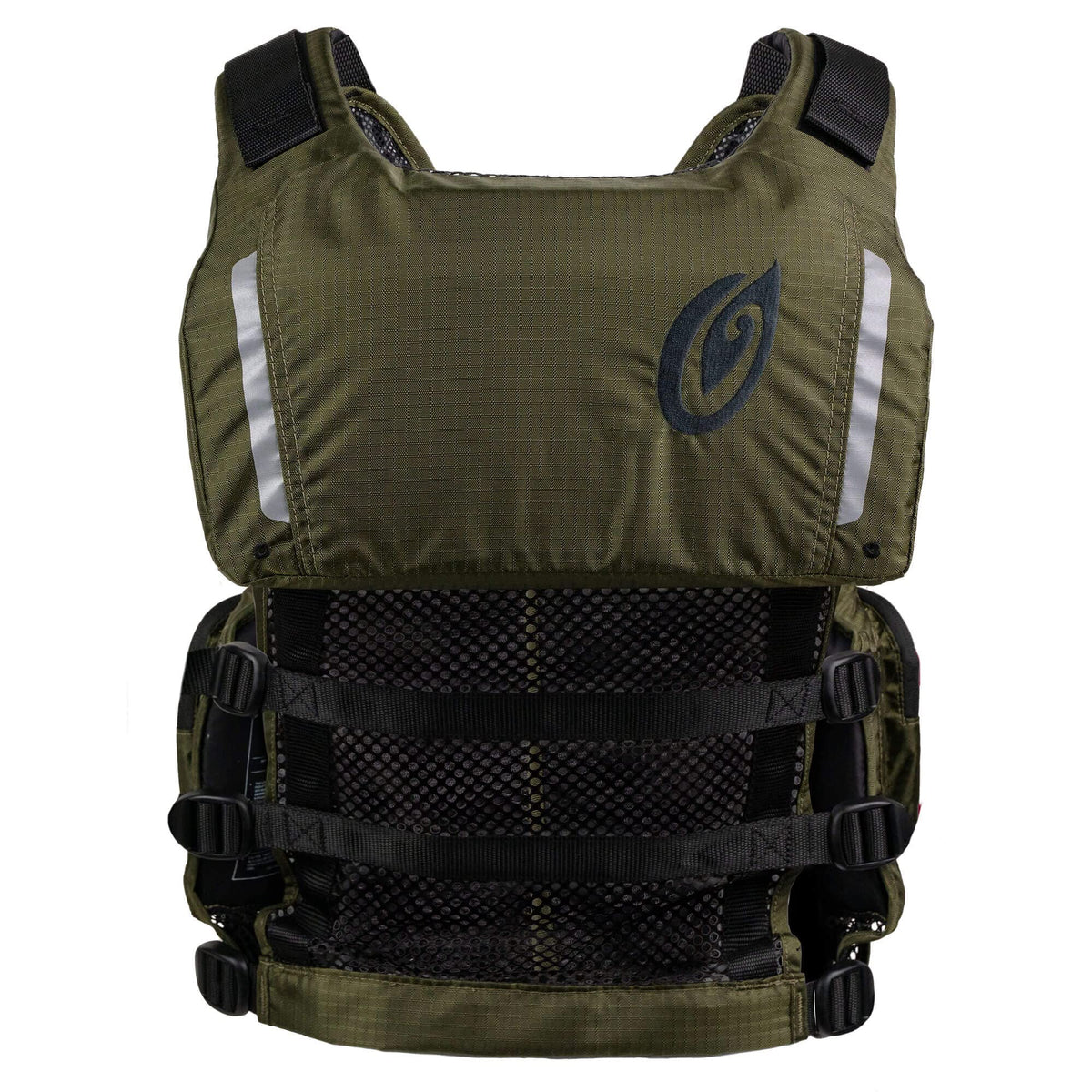 Old Town Lure Angler II Men's Front-Zip Life Jacket, L/XL, Moss