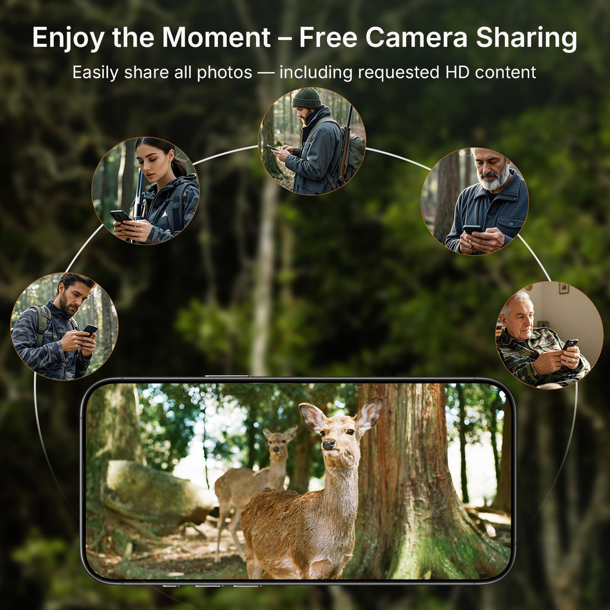 GardePro X66 Pro Cellular Trail Camera (Non-WiFi) with SP350 Solar Panel, 7800mAh Battery, Live View, Instant Alerts, Shared Data Plan, Built-in GPS
