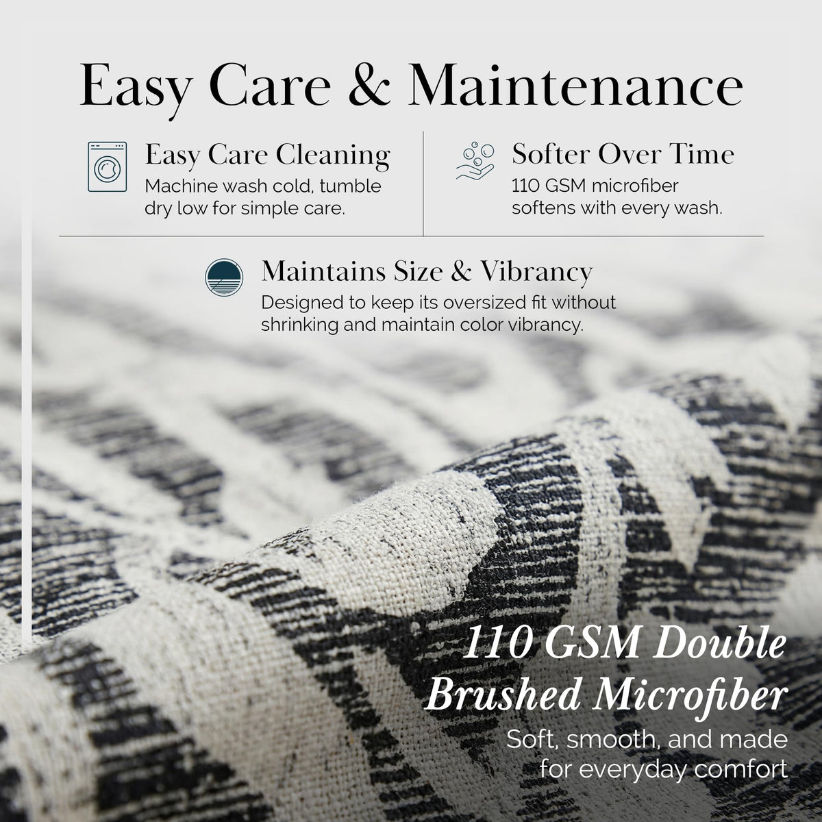 Southshore Fine Living, Inc. Oversized Cal King Duvet Cover Set - Grey California Duvet Cover with Zipper Closure - Pet Hair Resistant Bedding with 2 Pillow Shams, Machine Washable - Khari Slate