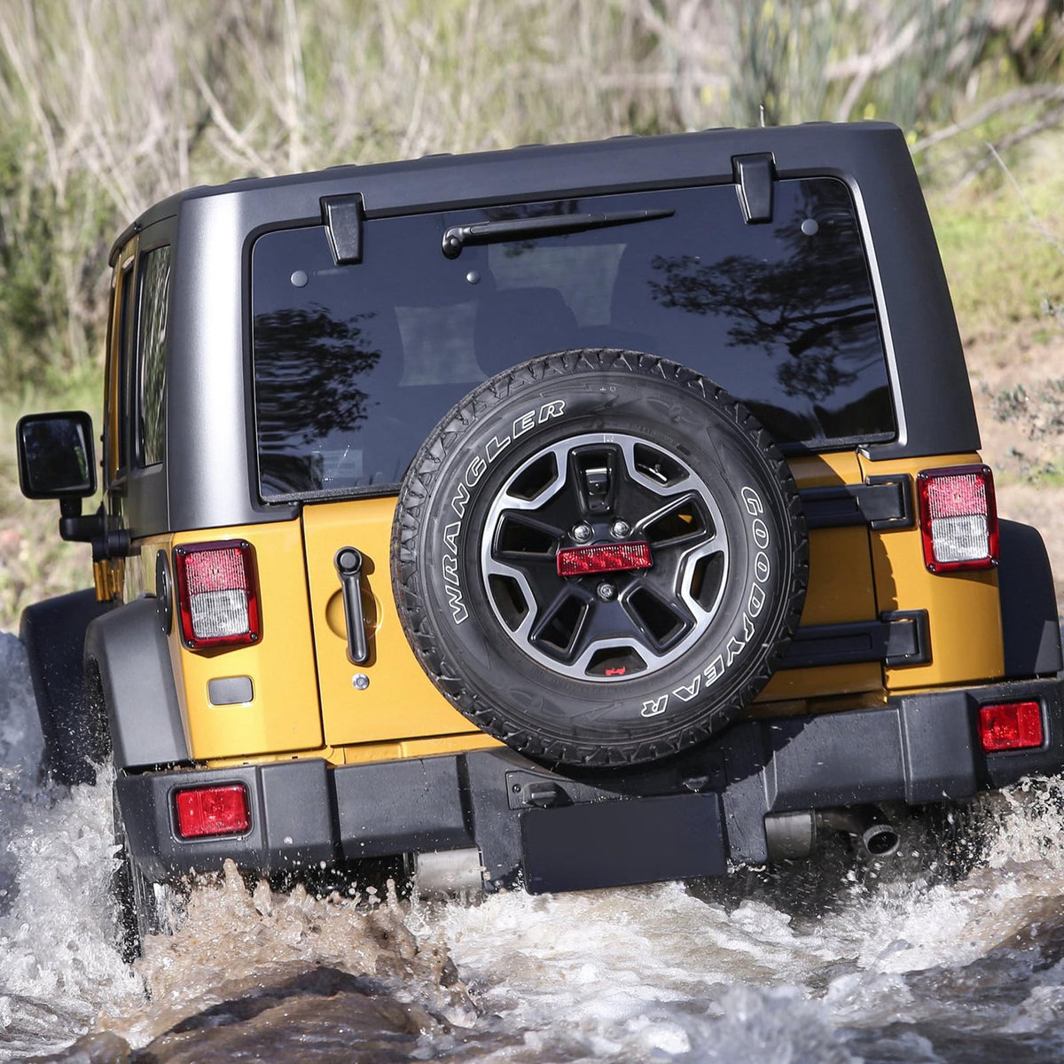XOOKUN Adjustable jk Spare Tire Carrier Composition Jeep Wrangler JK JKU Unlimited 2007-2018 (2/4 Doors) Heavy Duty Installation Bracket Up to 37 inch