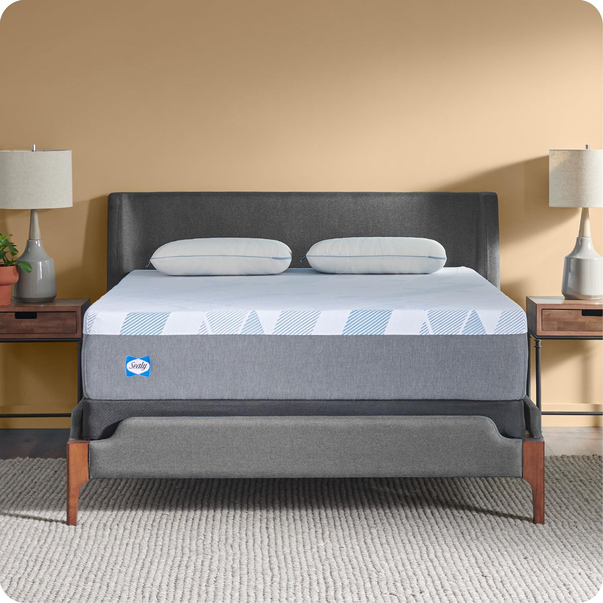 Sealy Dreamlife 12” Foam Mattress-in-a-Box, Queen, SealyComfort Gel Memory Foam, SealySupport Transition Foam, Surface-Guard Technology