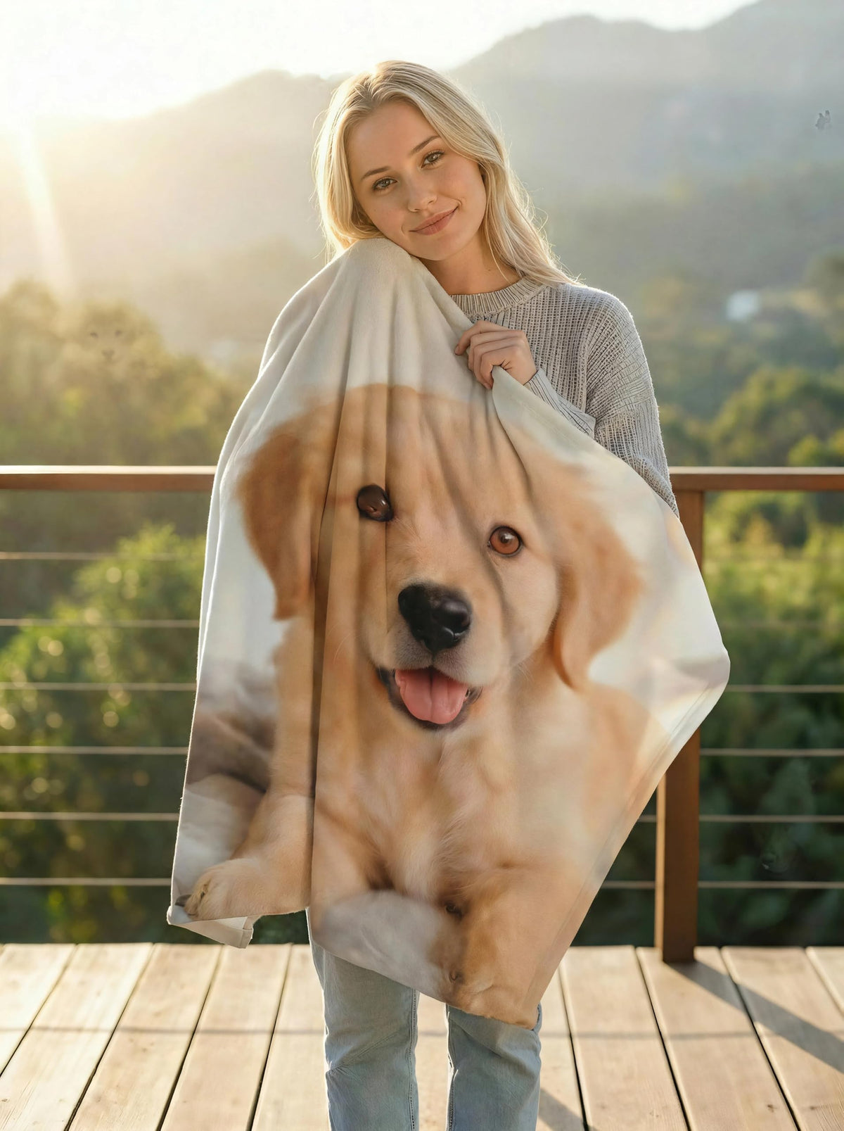PTXilian Custom 50"x60" Blanket Personalized Throw Blanket with Picture