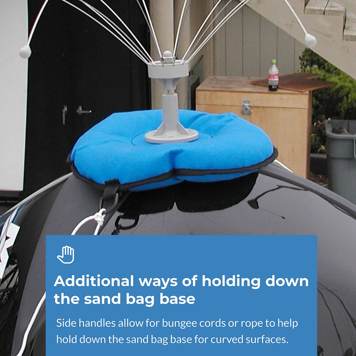 Daddi Long Legs Boaters Bundle - 8-Ft Bird Deterrent + Dissolve-It Enzyme Cleaner + Sandbag Base + Boat Base - Complete Bird Control for Boats, Docks, and Marinas