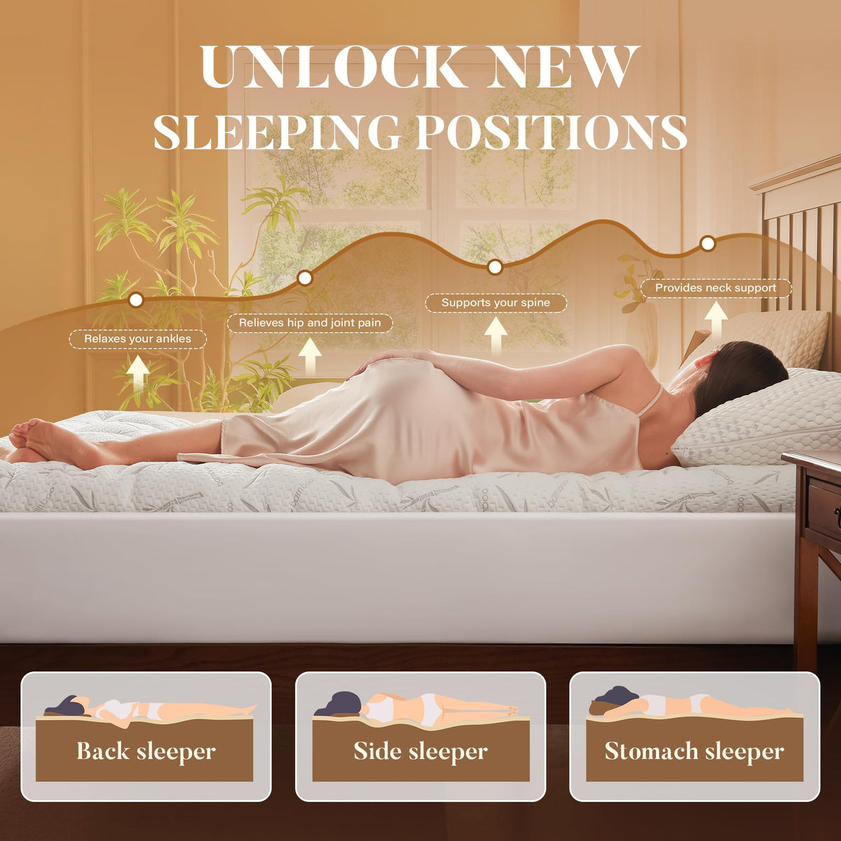 PRIMESOFT King Size Thick Pillow Top Mattress Topper, Up to 21 Inch Deep Pocket, Soft Breathable for Back Pain, Waterproof Protector Cover (White)