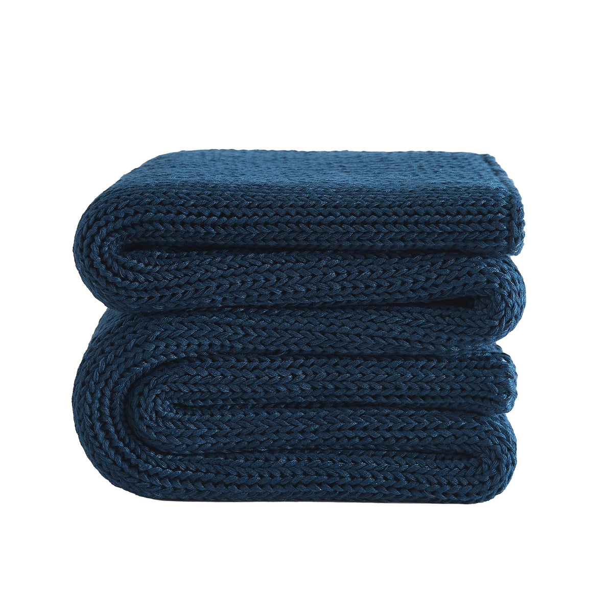 L'AGRATY Knitted Weighted Blanket - 48"x72" 12lbs Cooling Chunky Knit Heavy Blanket for Adults Braided Crochet Throw Thick Cable Yarn Knit Decorative Blanket No Beads Evenly Weighted Machine Washable