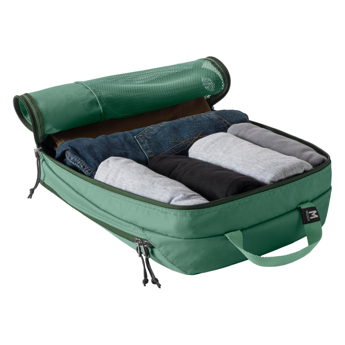 Eagle Creek Pack-It Reveal Extended Stay Set - Travel Packing Cubes Set - Eco-Friendly - Quick-Drying, Water-Resistant Fabric - Willow Green