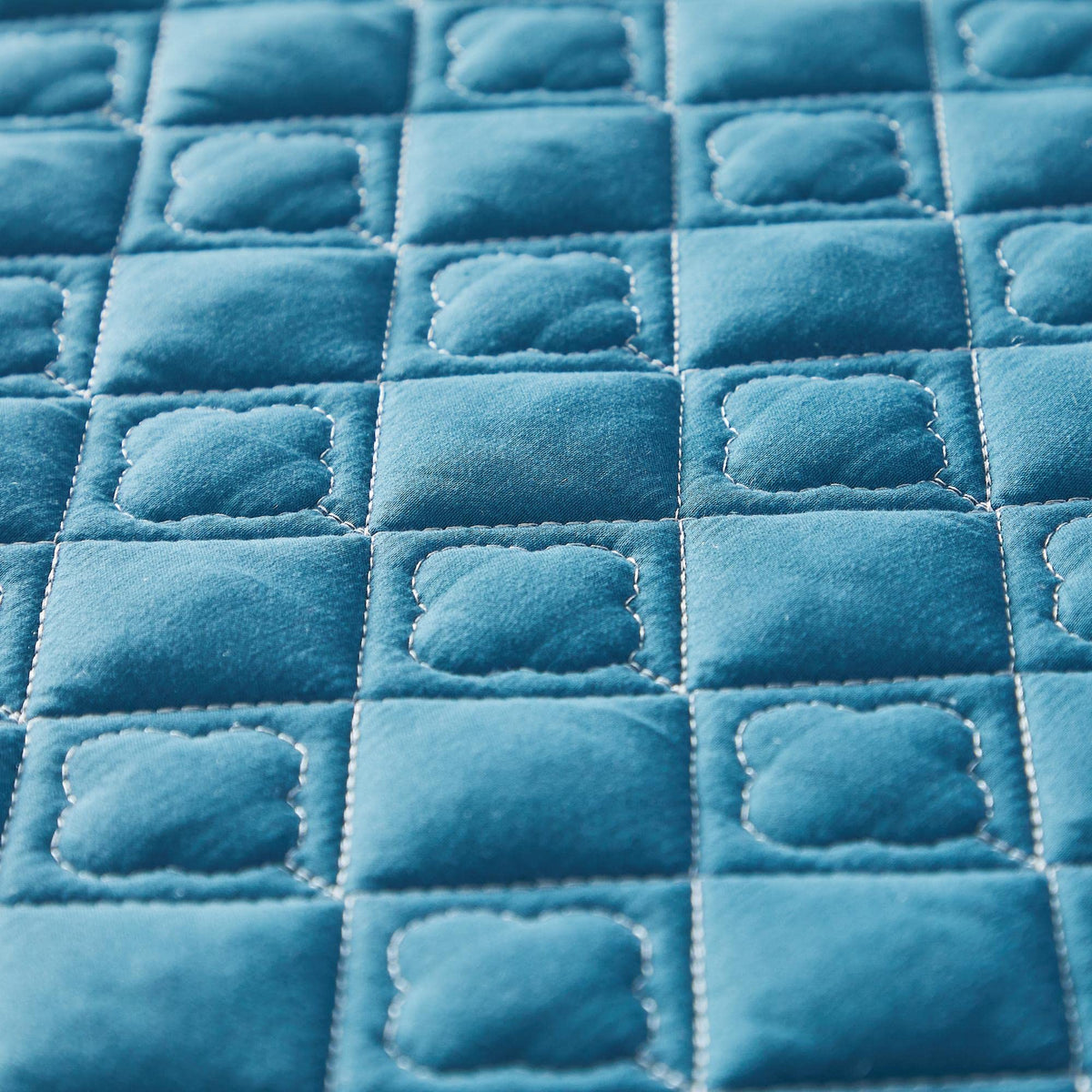 ZIQINPSQ DARKBLUE Full Size Fitted Sheet, Deep Pocket, Winter Warm, Breathable, Non-Slip Perfect for Skincare, 18'-24' Mattress, Cotton Quilted
