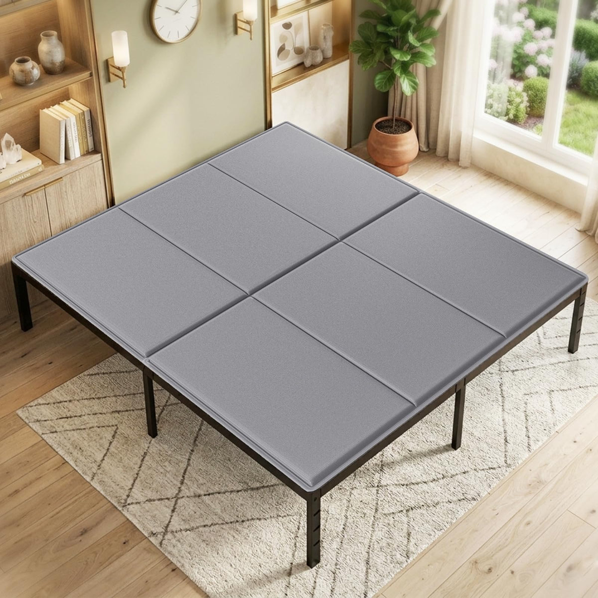 LAVEVE Heavy Duty 10mm Bunkie Board Full Size 54'' x 75'', Breathable Bed Support Board to Prevent Sagging Mattress, with Anti-Slip Dots, Fits Metal Bed Frames, Slatted Frames, and Sofa Beds