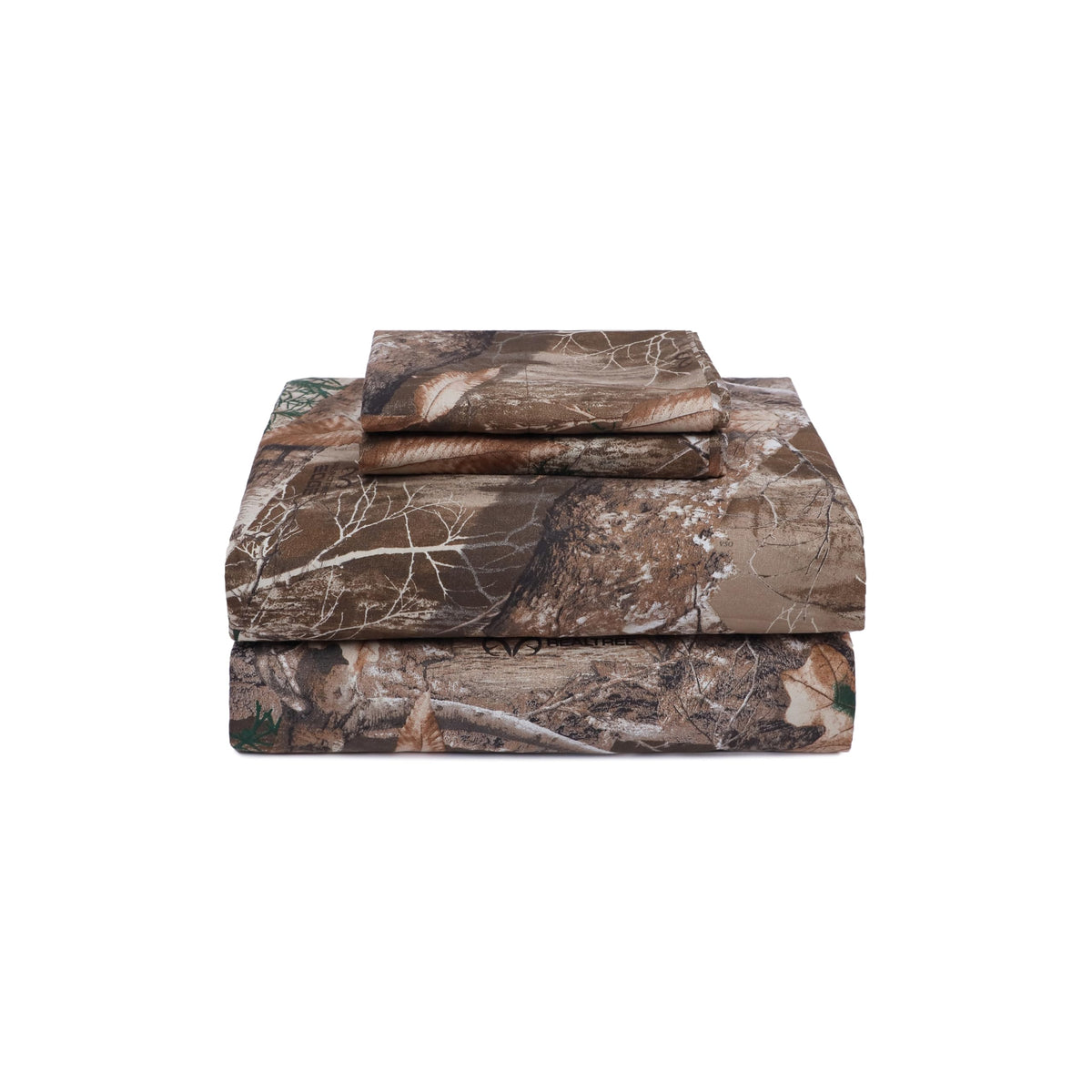VISI-ONE Realtree Edge Twin Camo 3 Piece Sheet Set – Lightweight, Cooling, Wrinkle-Free Microfiber 10" Deep Pockets Sheets, Unisex Rustic Western Farmhouse Style for Home, RVs, and Camping Retreats