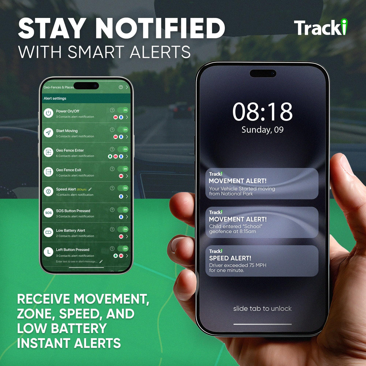 Tracki Mini GPS Tracker, 6-Month Subscription Included – Universal Compact 4G LTE Tracker for Vehicles, Bags, Luggage & Everyday Assets – SOS Button, App Alerts & 185+ Country Coverage