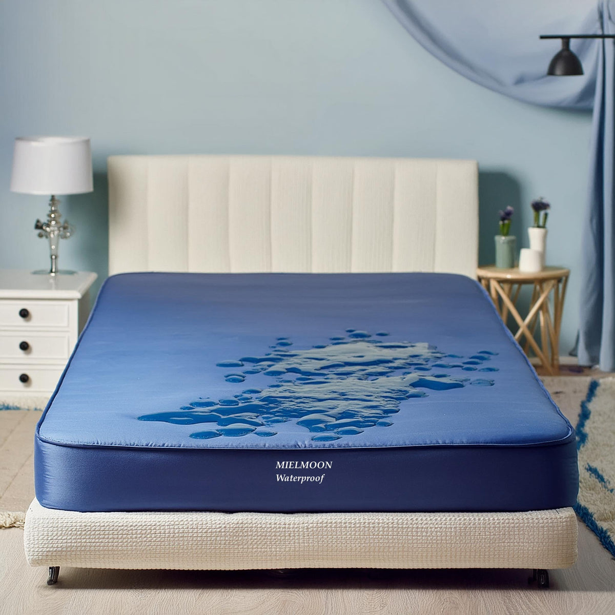 Mielmoon 4-Inch Waterproof Mattress No-Springs Foam Bed Plush-Barrier,Clean&Body,Supportive Spinal,Outdoors-Medical Mattress-Bedwetting (4", Twin 39x74)