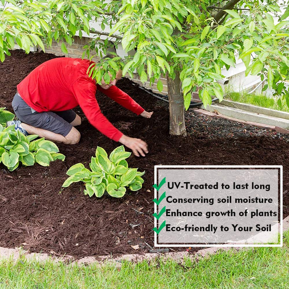 Kdgarden Premium 5oz Pro Weed Barrier Landscape Fabric Ground Cover Heavy Duty Commercial Anti-Weed Gardening Mat, 7ft x 200ft, Black