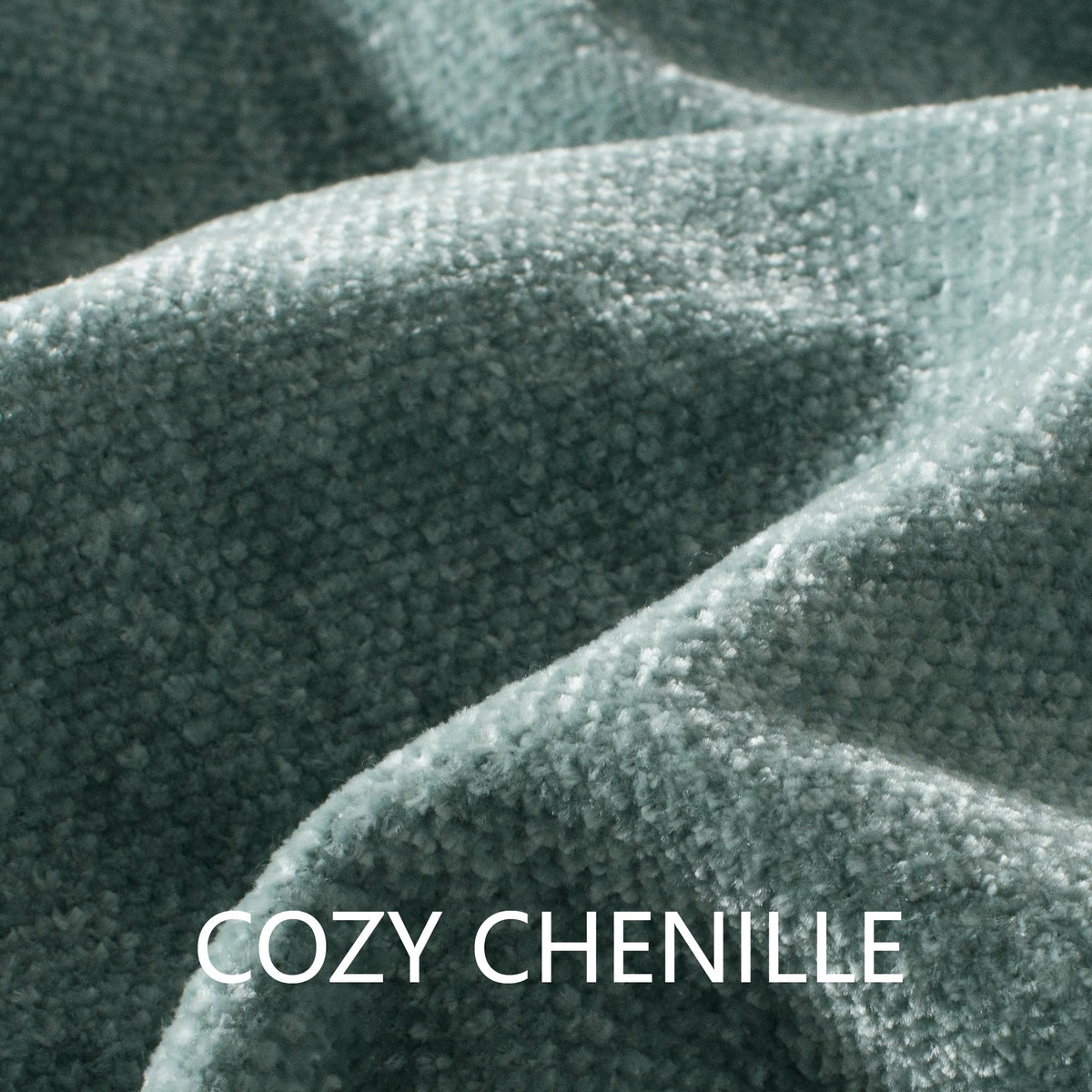 LONG CREATE Chunky Knit Throw Blanket Bundle Chenille Throw Blanket， 50"X 60" Sage Green