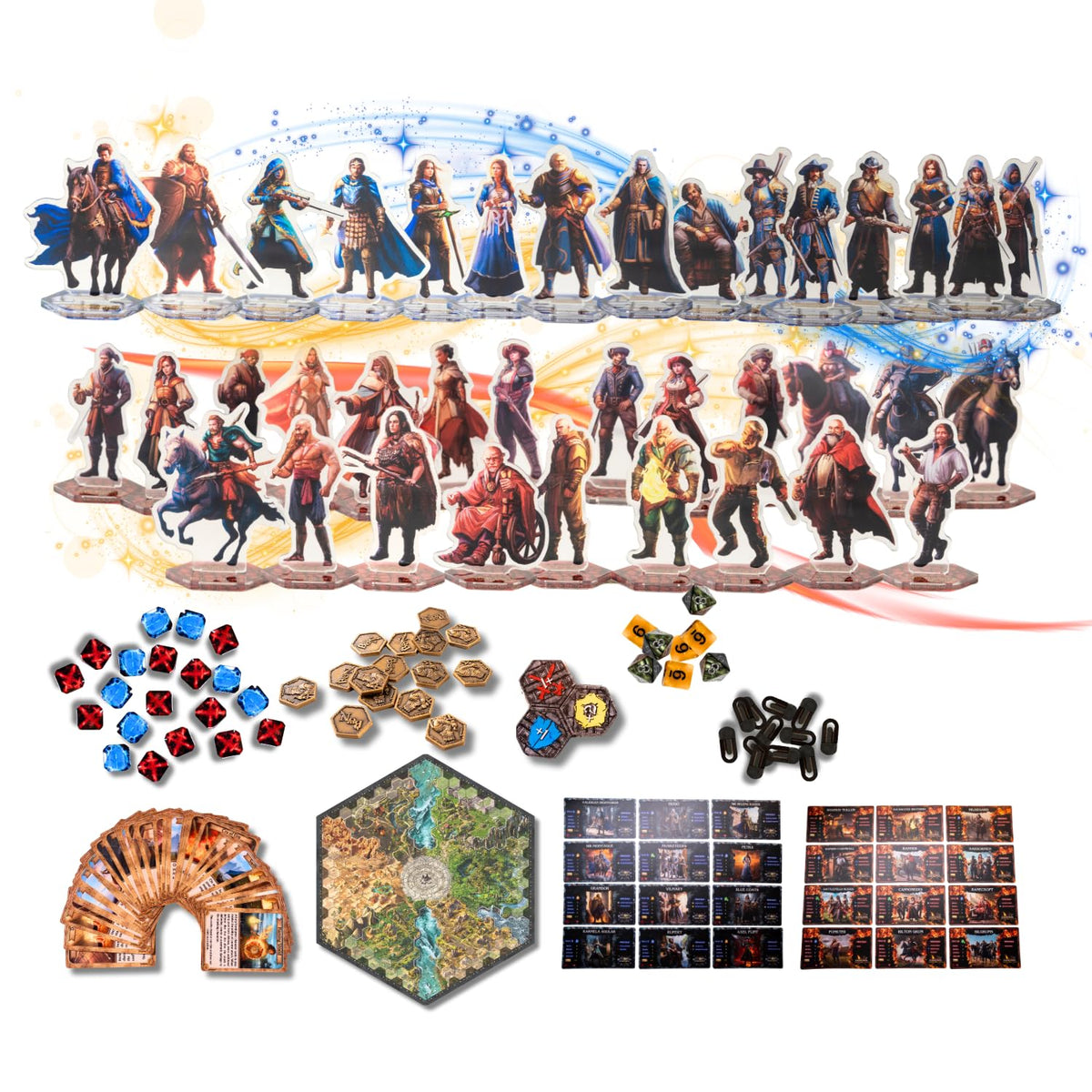 Barnburners and Noblemen: Master Set – Fantasy Tabletop Wargame, Competitive Strategy Game for 2–4 Players, Ages 12+