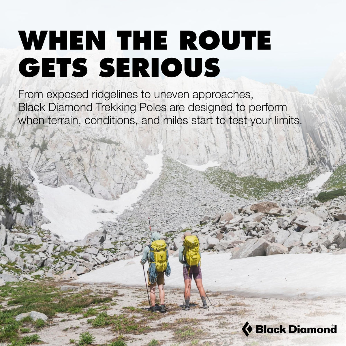 BLACK DIAMOND Distance Carbon FLZ Trekking Poles (Pair) | Ultralight Carbon Fiber | Z-Pole Folding Design | Hiking & Trail Running | Desert Sky | 110 cm