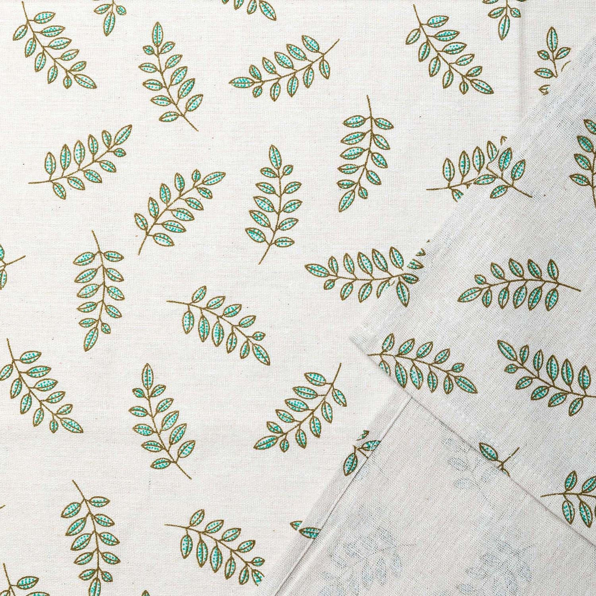 YiHomer Pastoral Rectangle Tablecloth - 60 x 84 Inch Table Cloth - Washable Table Cover with Dust-Proof Wrinkle Resistant for Restaurant, Picnic, Bistro, Indoor and Outdoor Dining, Green Leaf