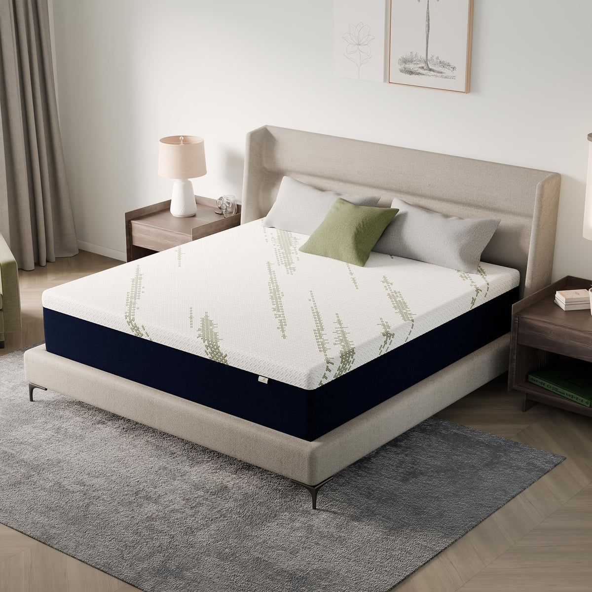 KONFEIN Twin Mattress 10-Inch for Cooler Sleep - Cooling Gel Memory Foam with Pressure Relief & Medium Firm Support, Breathable Comfort Twin Size Mattress in a Box for Kids, Adults, Guest Beds & Dorms