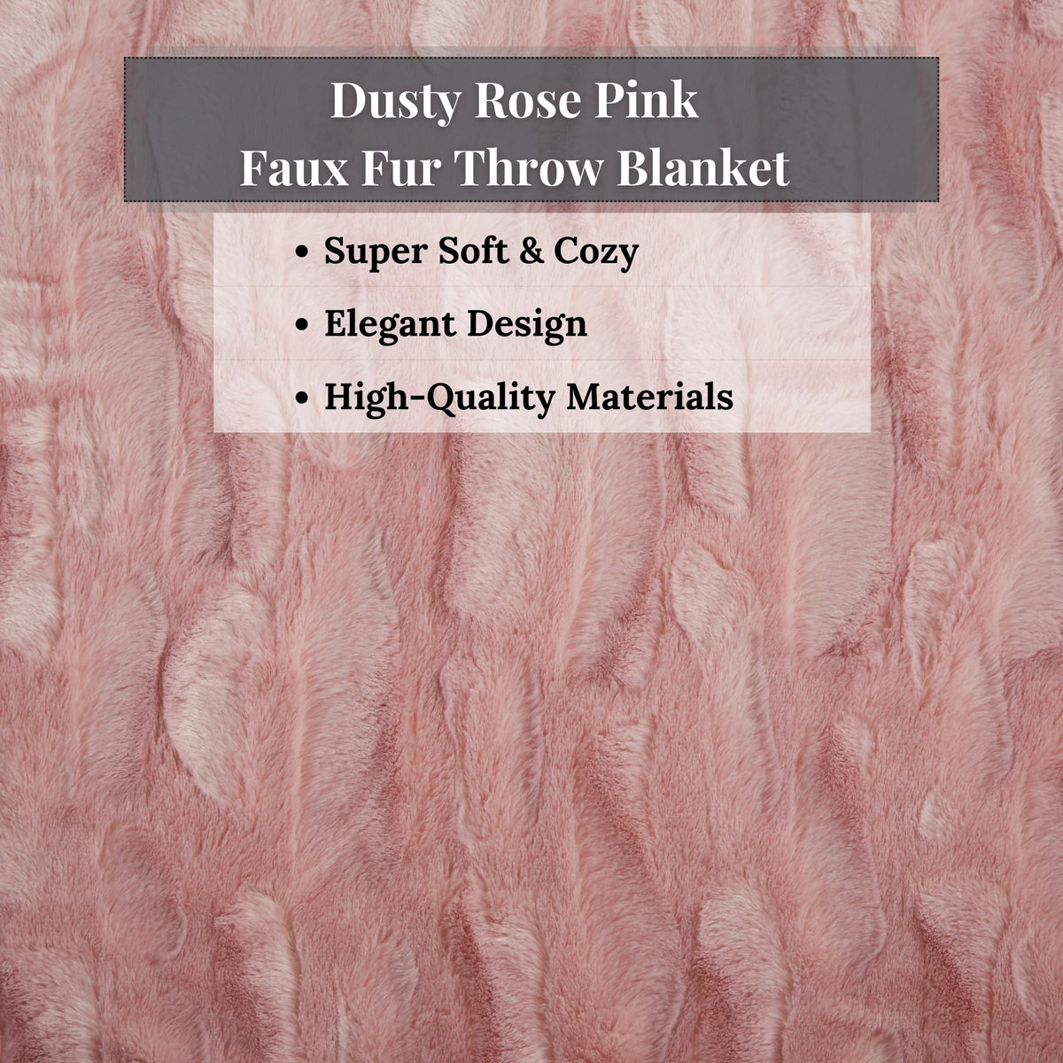 Tache Faux Fur Sherpa Blanket Set - 50x60 Blush Light Dusty Rose Gold Pink & Dark Slate Navy Blue with Diamond Trellis Pattern Super Soft, Warm, and Fluffy Throws