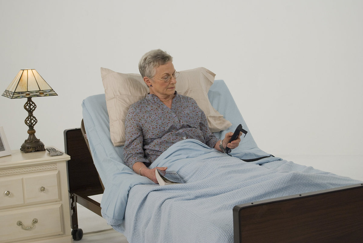 Drive Medical Delta Ultra Light Semi Electric Hospital Bed, Frame Only