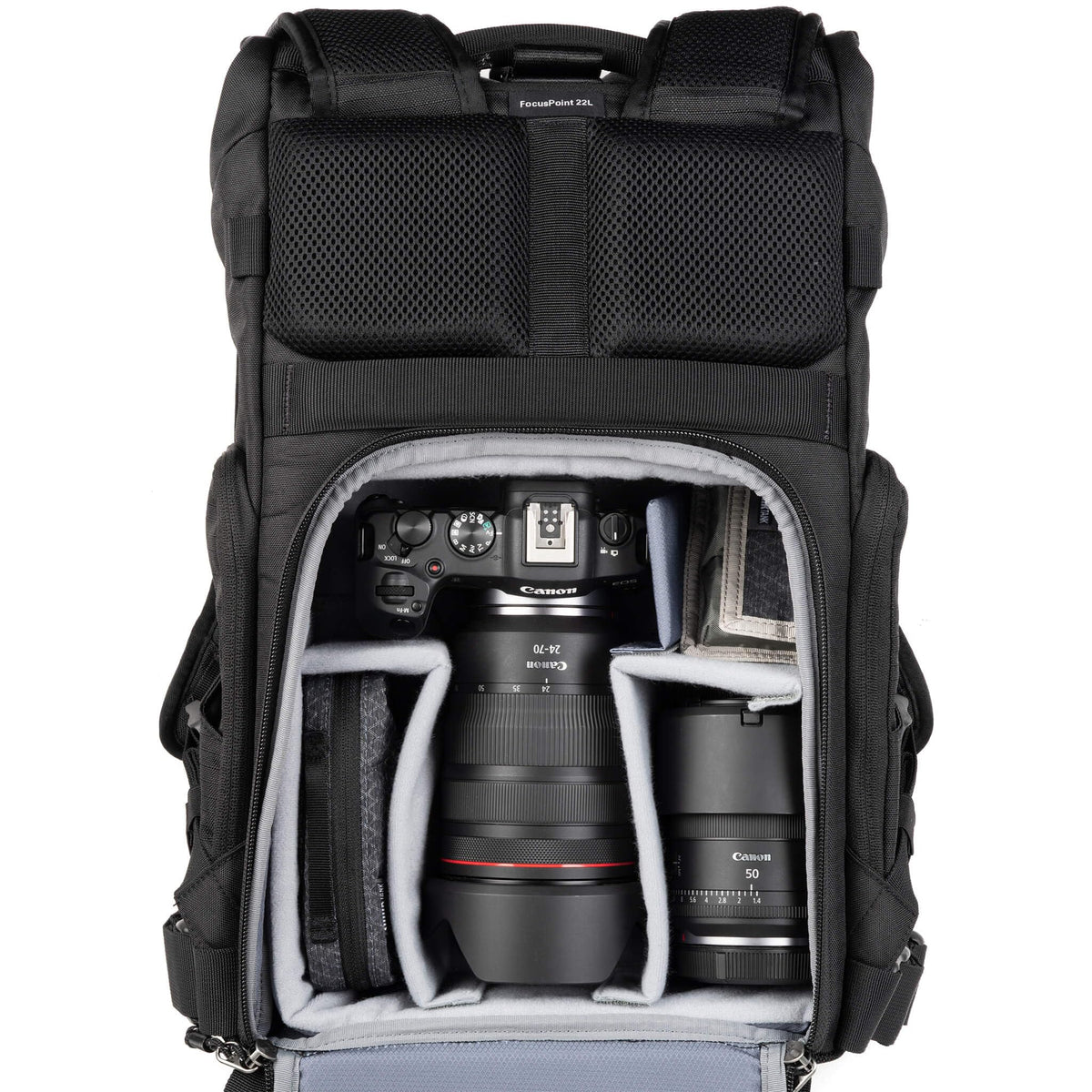 Think Tank FocusPoint 22L RollTop Camera Backpack - Urban Rust: Expandable Travel & Camera Backpack with Laptop Sleeve, Quick Side and Back Access, Rain Cover – Versatile Photography & Travel Bag