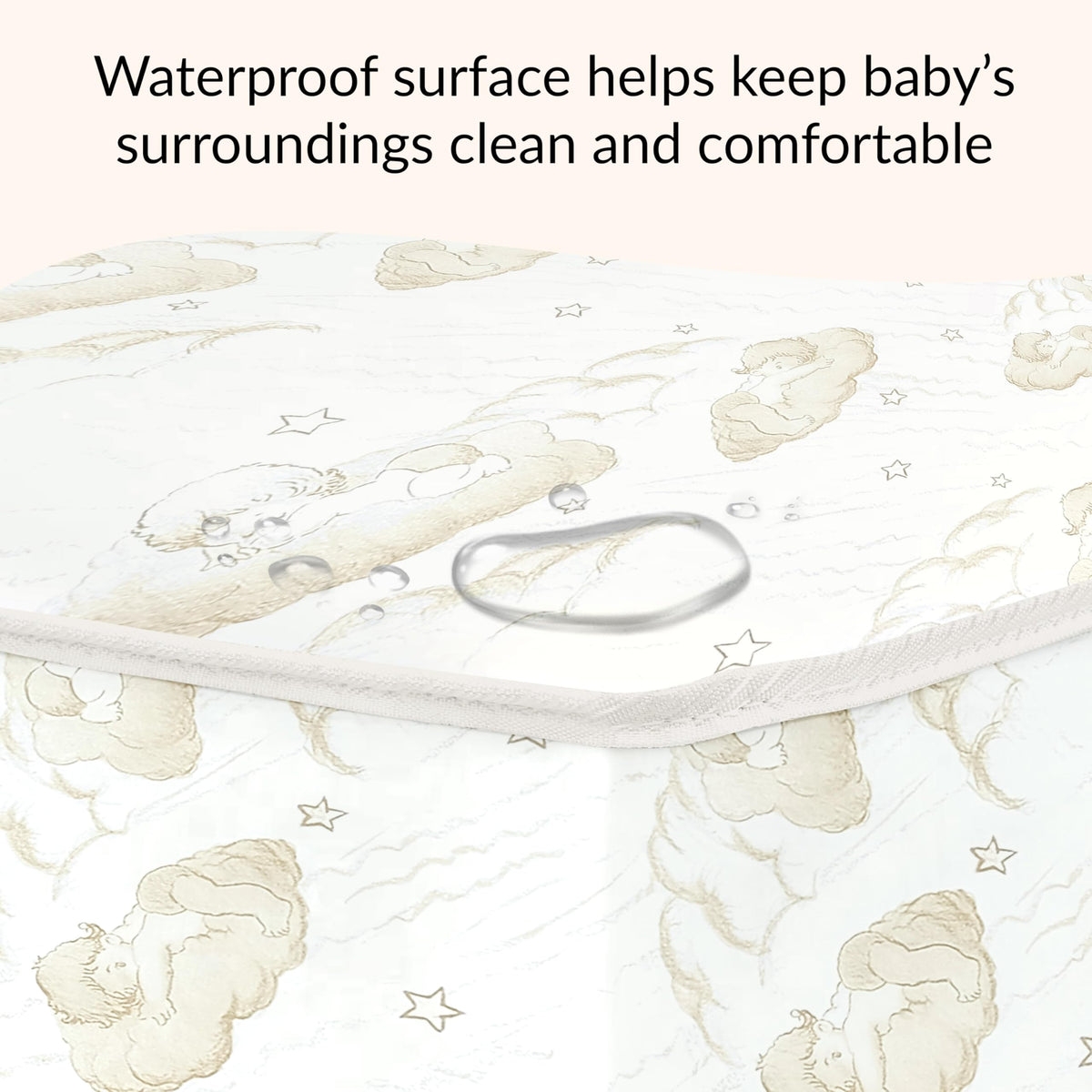 Dream On Me Twilight 5” 88 Coil Inner Spring Crib & Toddler Mattress – Brown Cloud, Greenguard Gold & BSA Certified, Waterproof & Stain-Resistant Cover, Fits Standard Full-Size Cribs & Toddler Beds