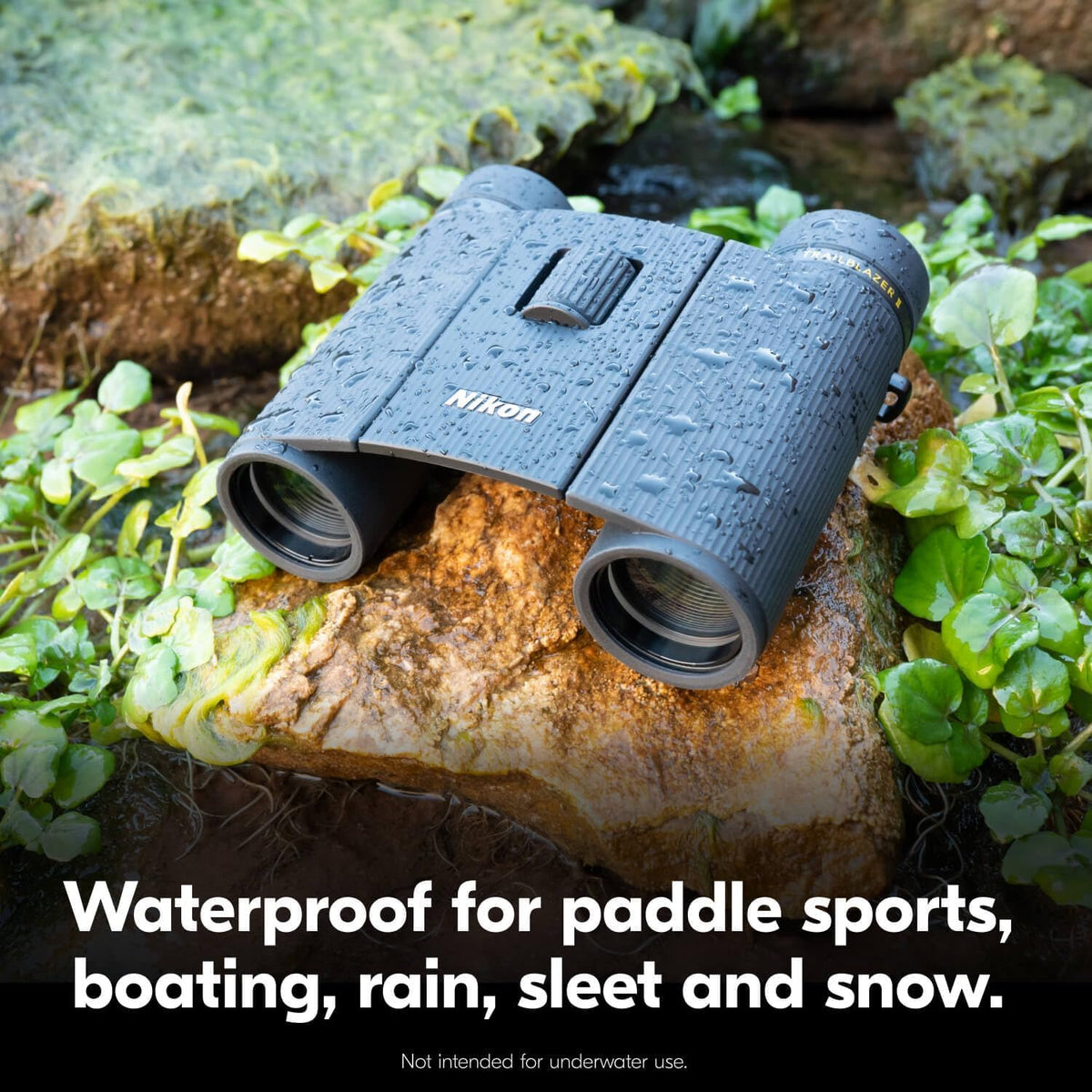 Nikon Trailblazer II 8x25 | Ultra-Compact Waterproof and Fogproof Travel Binoculars with Multilayer-Coated Optics and Rubber-Armored Body | Bundle with a Lens Pen and Cleaning Cloth