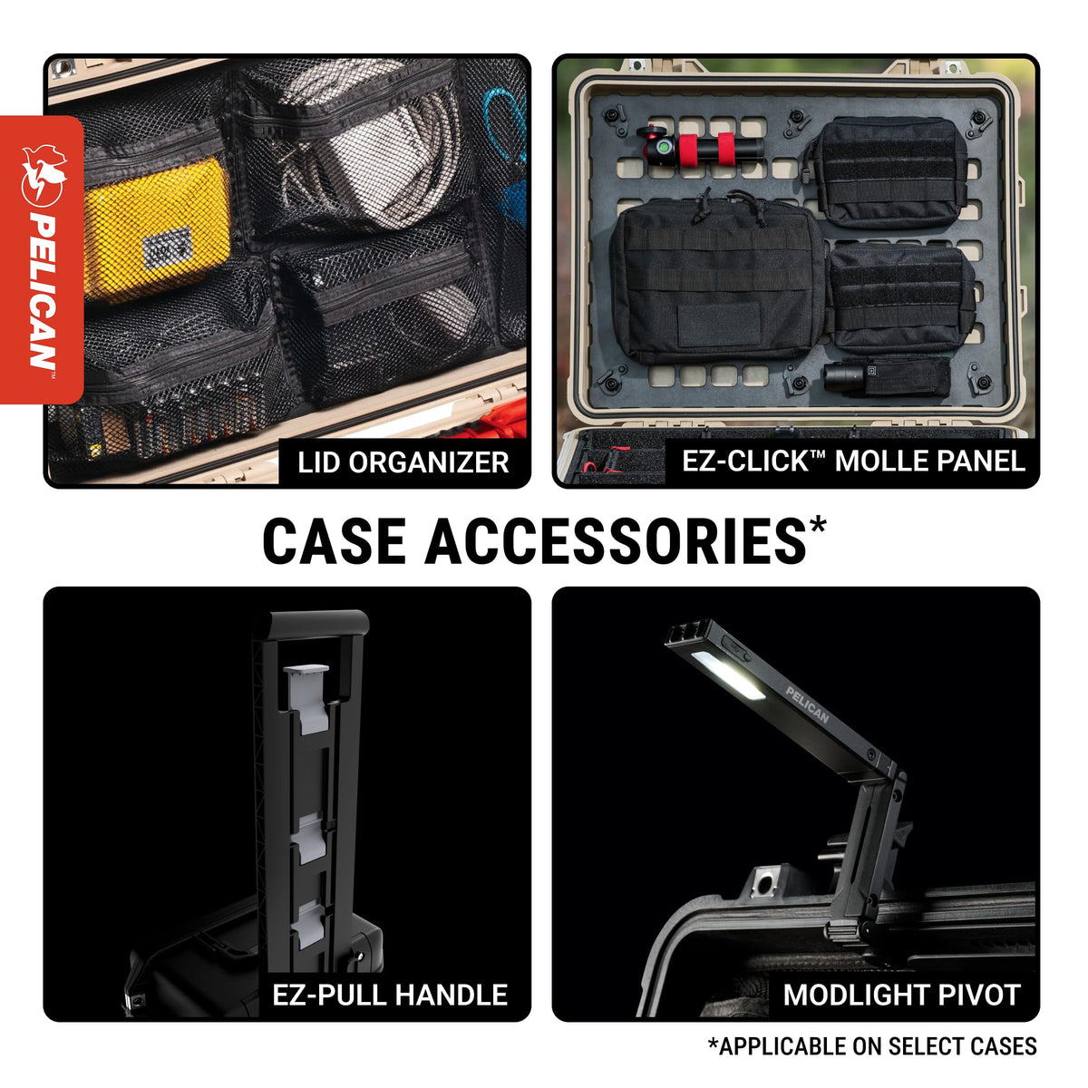Pelican Air 1615 Case With Trekpack Dividers - Black
