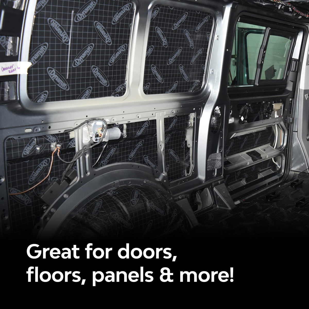 Dynamat Xtreme Sound Deadening Car Insulation Mega Pak 10465 – Noise Dampening for Floor, Doors, Panels, Hood or Trunk – Easy Self Adhesive Install – Made in USA – 9 Sheets 24”x48”, 72 sq ft total