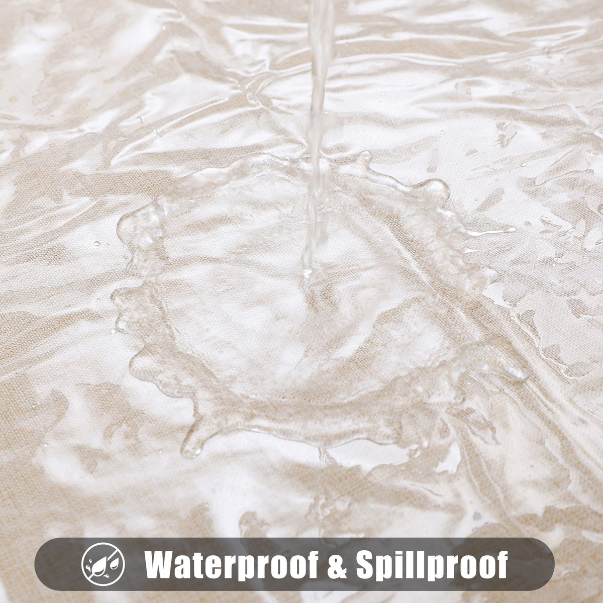 Smiry Rectangle Table Cloth 70x90 Inch, Waterproof Wipeable Vinyl Tablecloths Protector, Oil Spill Proof Plastic Table Cover for Dining, Picnic, Camping, Outdoor, Clear