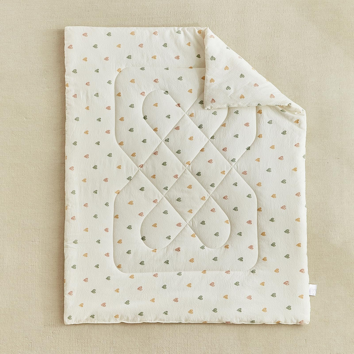DuShow White Star Toddler Bedding Set,4 Pieces Reversible Toddler Comforter Set,Ultra Soft Crib Bed Set for Girls and Boys,Including Comforter,Sheets and Pillowcase