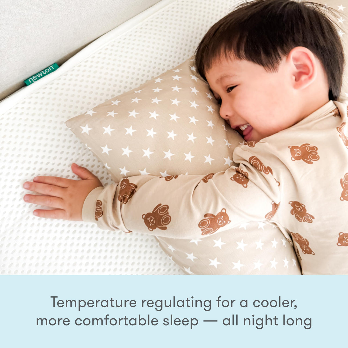 Newton Baby Kids' Twin Mattress - 100% Washable, Hypoallergenic, Breathable Wovenaire Core, GREENGUARD Gold Certified, Ideal Firmness and Comfort for Growing Kids, 38” x 75”