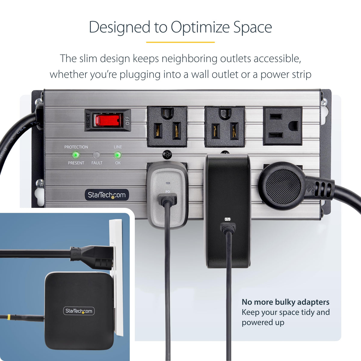StarTech.com 140W USB-C Wall Charger, USB-IF Certified, Single USB-C, PD 3.1 Portable GaN Charging, Power Adapter for MacBook M3 Pro/Max, Dell XPS/Inspiron/Precision
