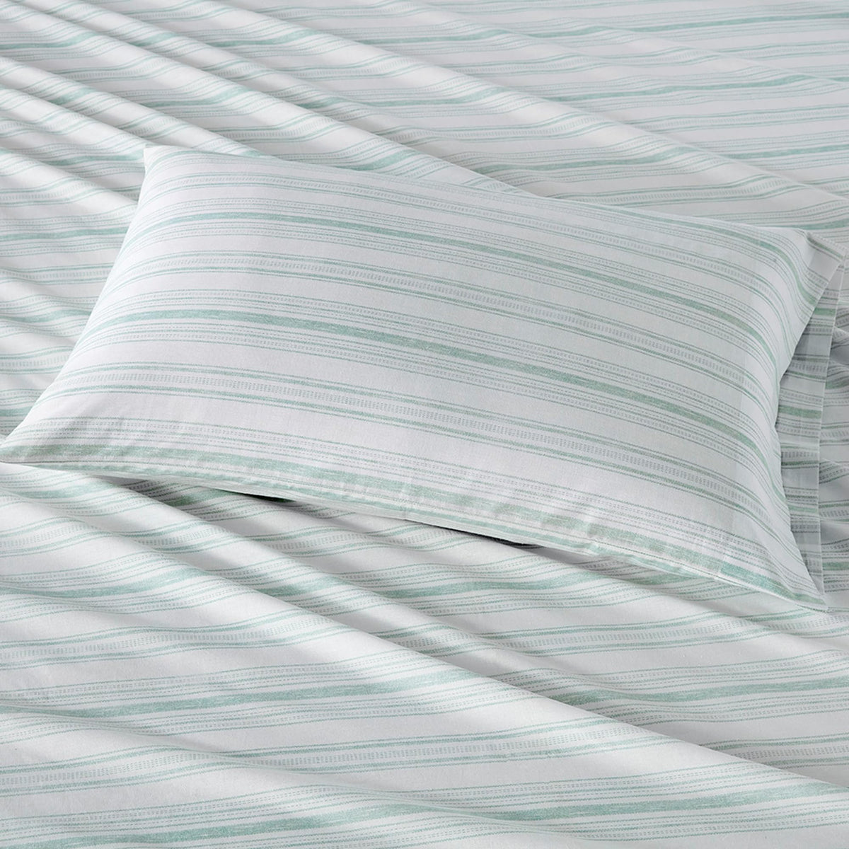 Comfort Spaces 100% Cotton Sheet Set Breathable, Lightweight, Soft with 12" Elastic Pocket Fits up to 14" Mattress, All Season Cozy Bedding, Matching Pillow Case, Twin Good Vibes 3 Piece