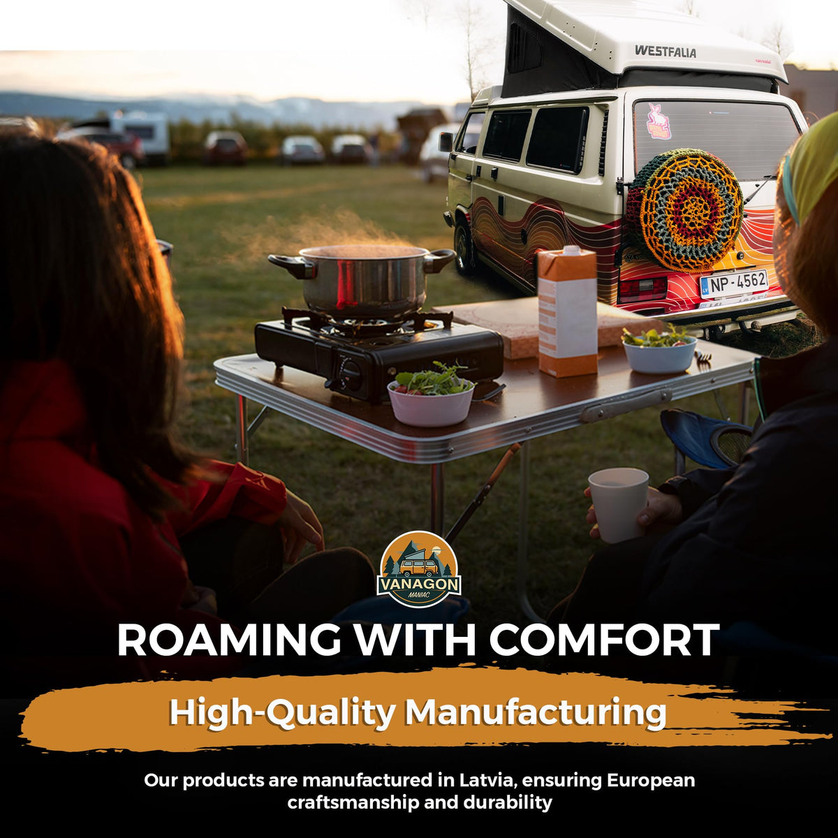 Roof Top Tent 3-Window Pop Top Car Camping Tent Durable Light Grey Canvas Compatible with VW T4 Eurovan Winnebago Camper Long Wheel Base LWB - Grey Mosquito Net, 2 Person Rooftop Tents Pop Up Camper