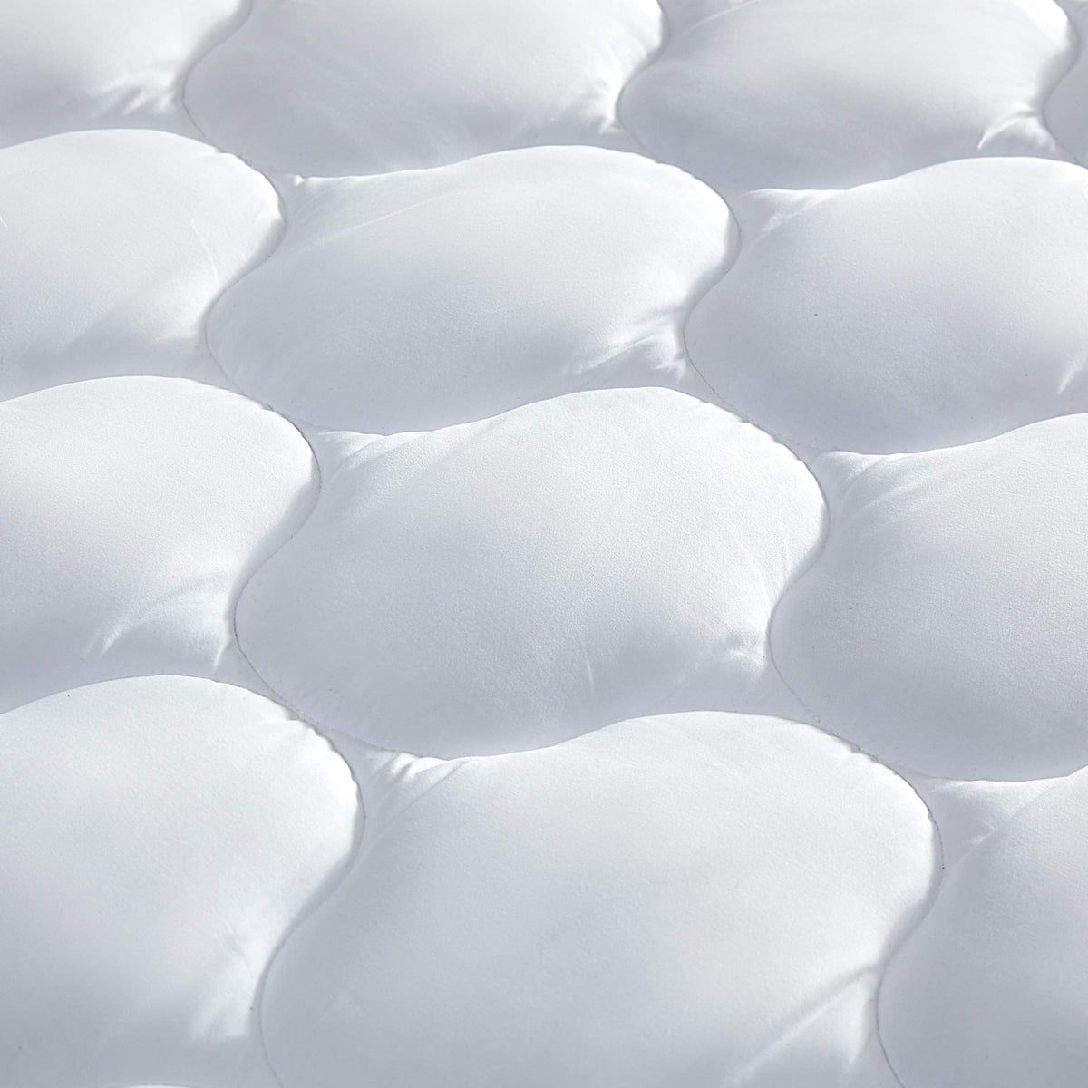 SLEEP ZONE Twin XL Mattress Pad Cover for College Dorm - Soft Fluffy Pillow Top Bed Mattress Topper Quilted Fitted, Deep Pocket 8-21 inch, Twin XL