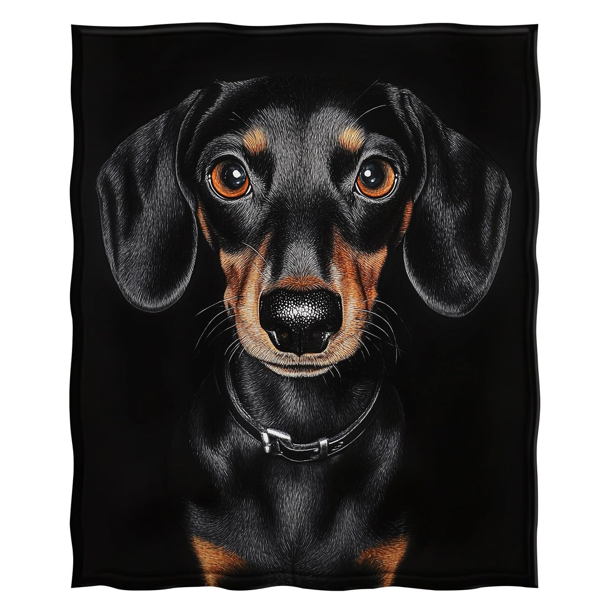 Dachshund Gifts for Women, 60"x50" Black Dachshund Blanket Gifts for Kids, Weiner Dog Gifts for Women Dachshunds Lovers Birthday, Soft Flannel Weiner Dog Decor Throw Blanket for Couch