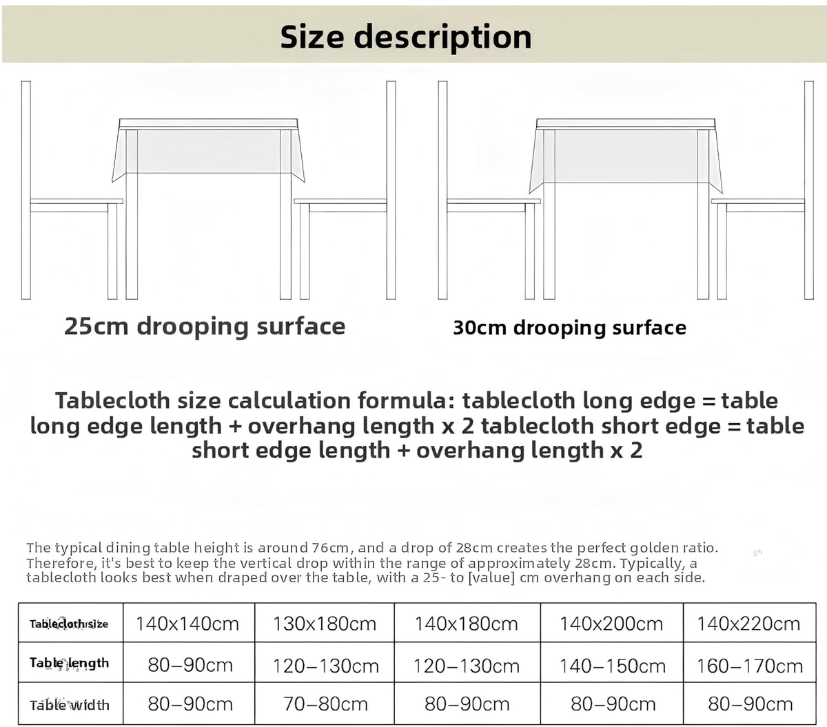 LOLPI Elegant Diamond Pattern Tassels Tablecloth - Stylish Table Cover (Gray, 140 x180cm/55inch x71inch)