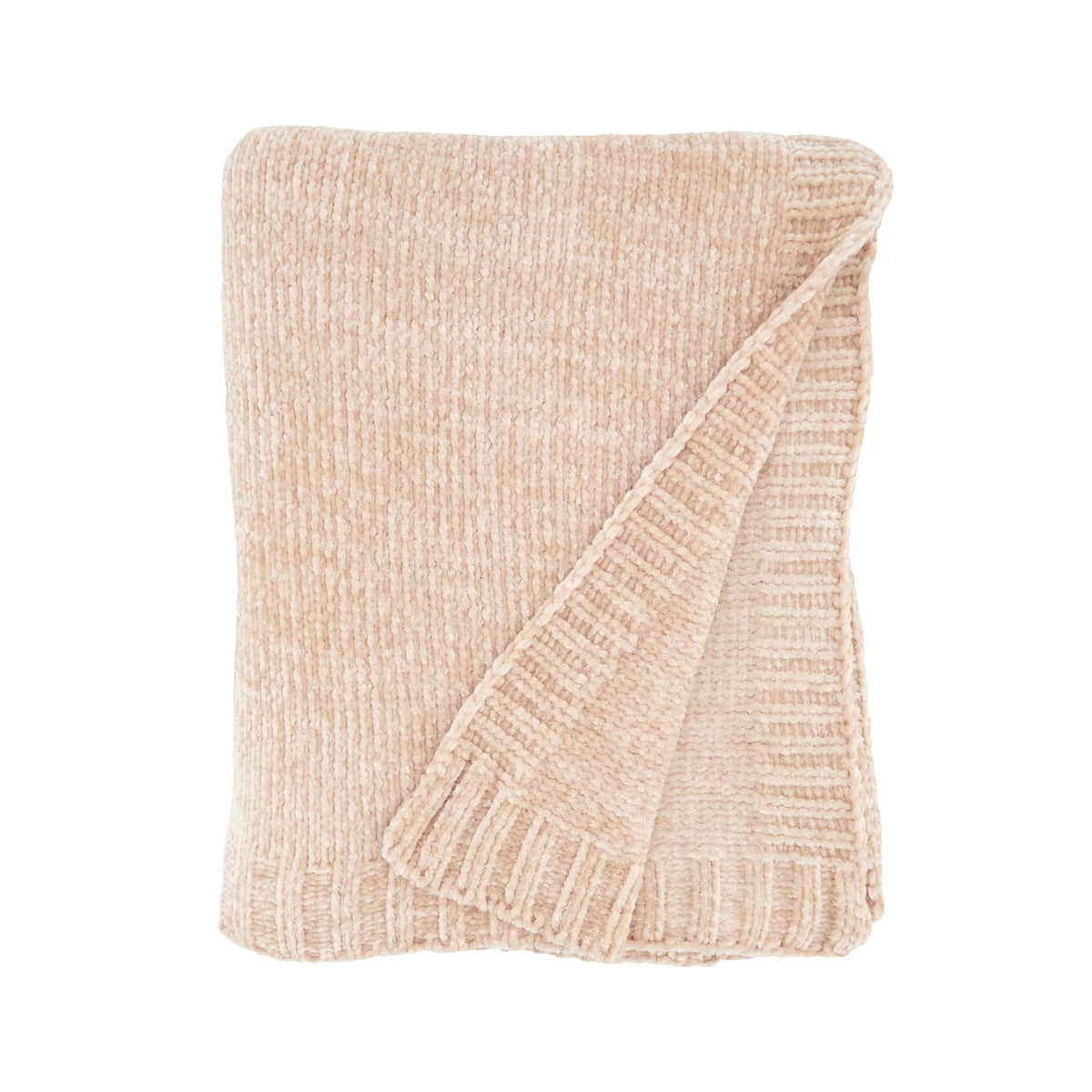 SARO LIFESTYLE Warmth of Chenille Knit Throw