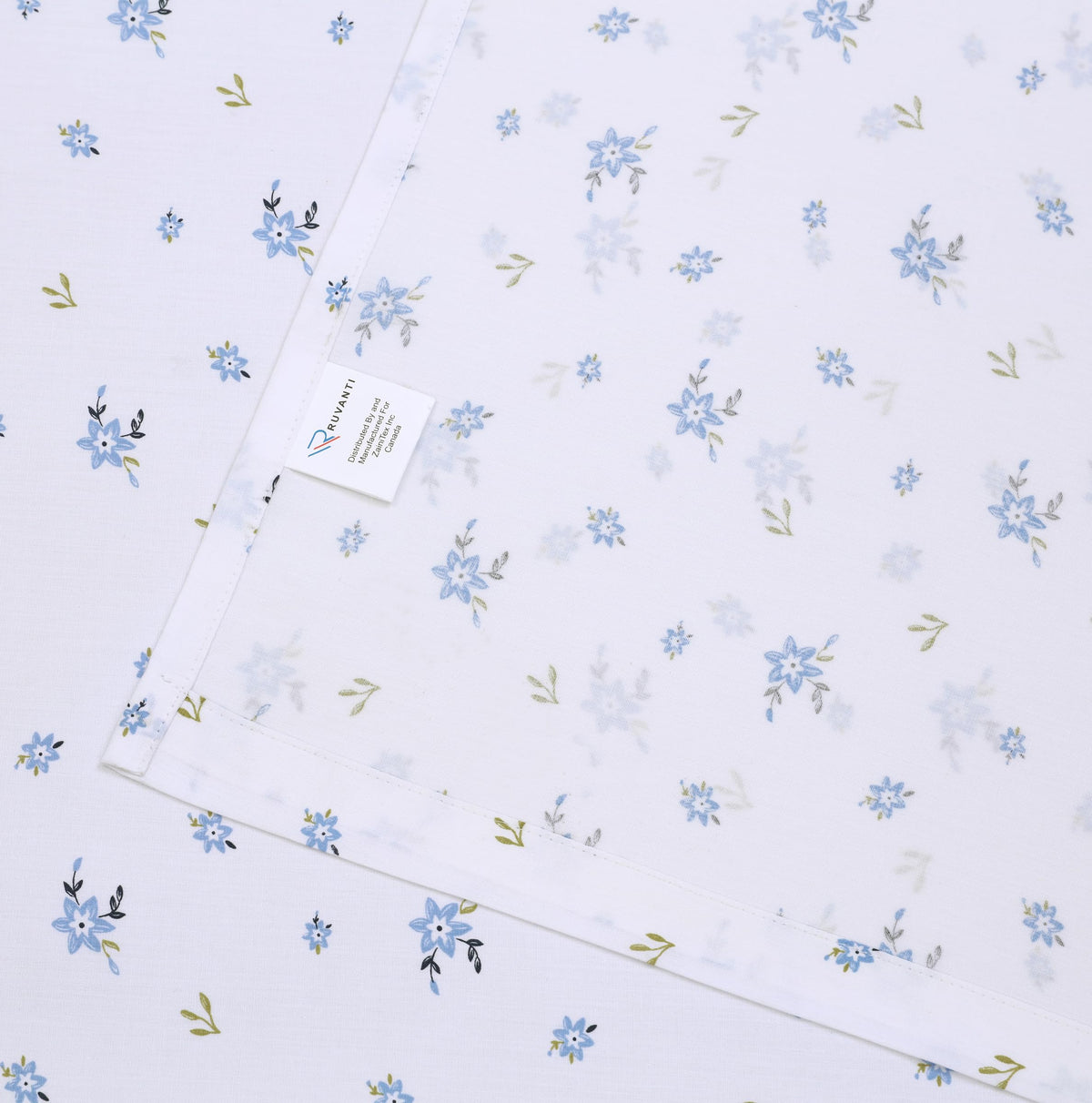 RUVANTI 100% Cotton Percale Sheets Full Size, Phulkari