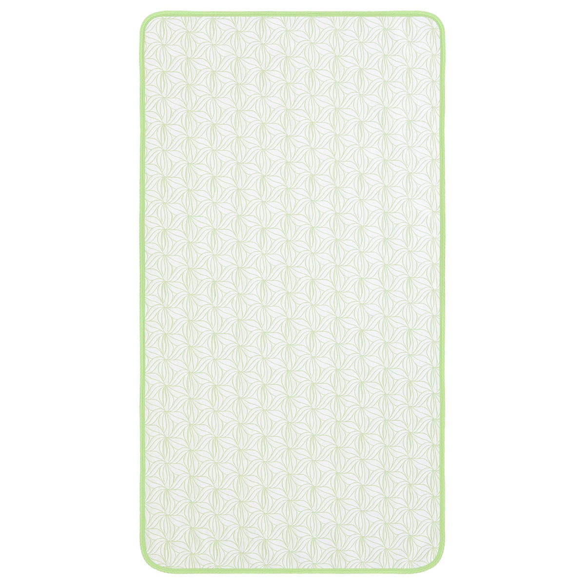 Dream On Me Meadow Firm Fiber Crib & Toddler Mattress – Willow Green, Waterproof Vinyl Cover, GREENGUARD Gold & BSA Certified, Made in USA, Fits Full Size Cribs & Toddler Beds