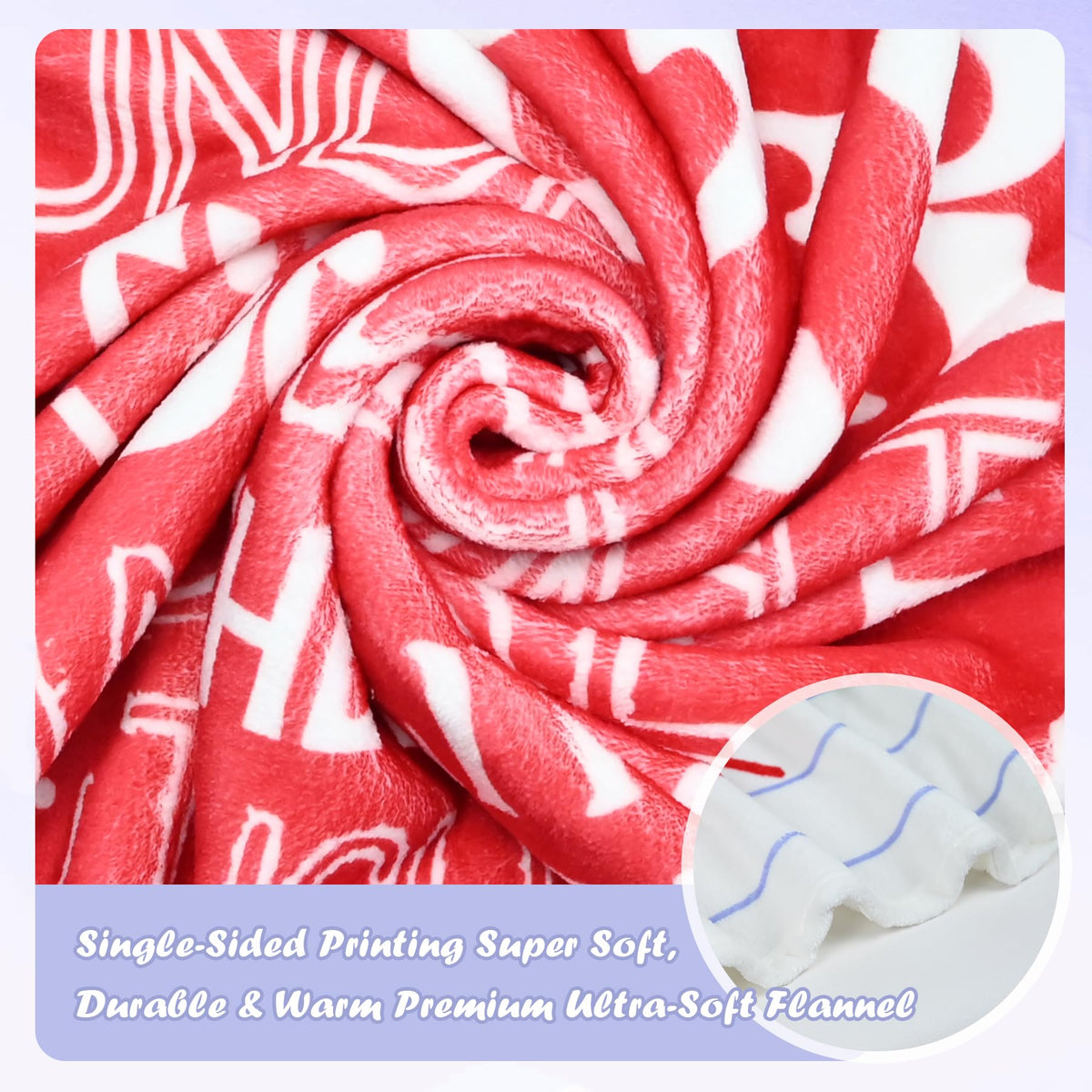 Teacher Appreciation Throw Blanket Thick 60''x50'' Extra Cozy Soft Heavyweight Fleece Couch Blanket Back to School Retirement Thank You Teacher Appreciation Gifts for Educators Tutors,1 Pack (Apple)