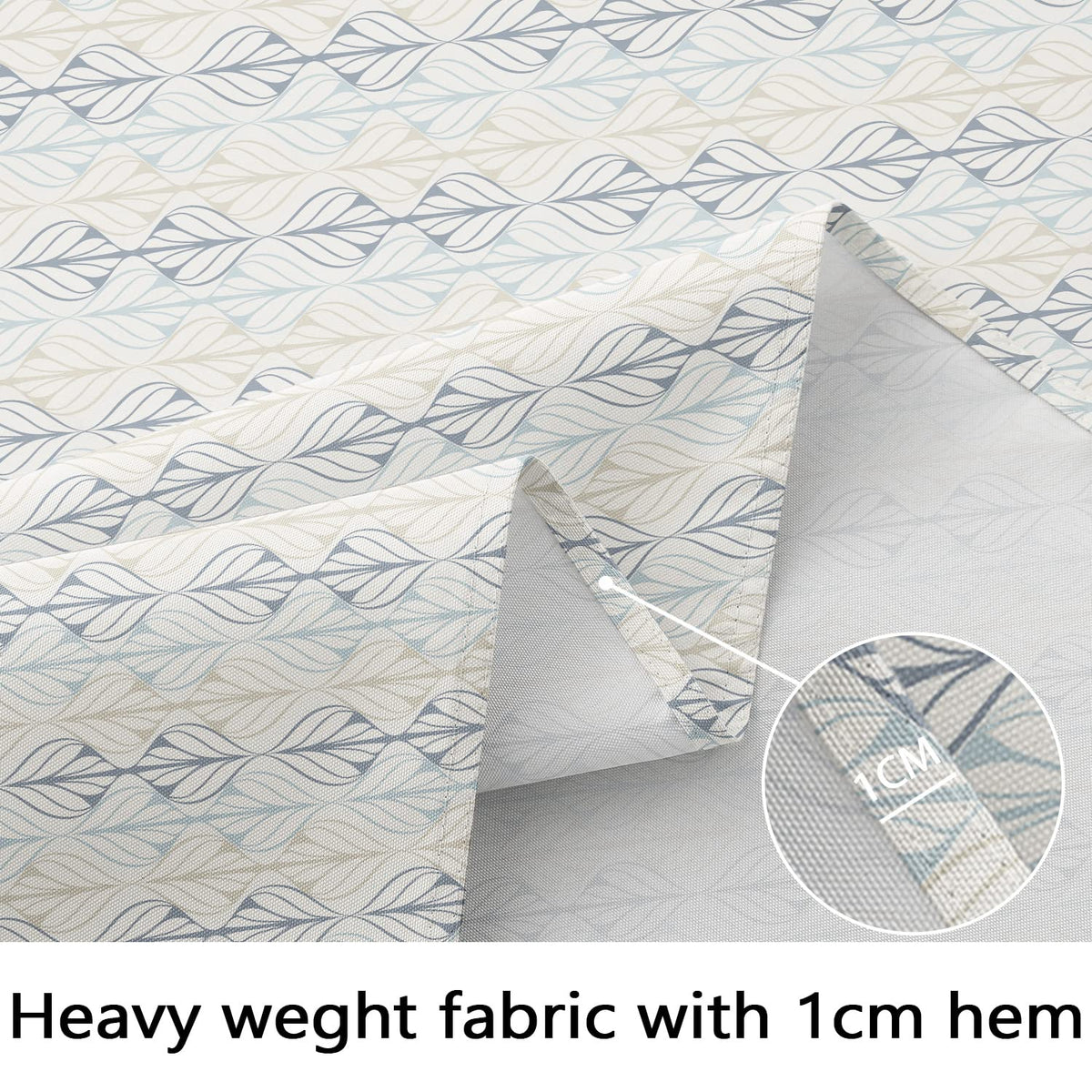 Bnejvif Oval Tablecloth, Modern Geometric Oval Tablecloth, Striped Tablecloth Indoor/Outdoor Waterproof Wrinkle Free Durable for Oval Tables 54 X 72 Inch