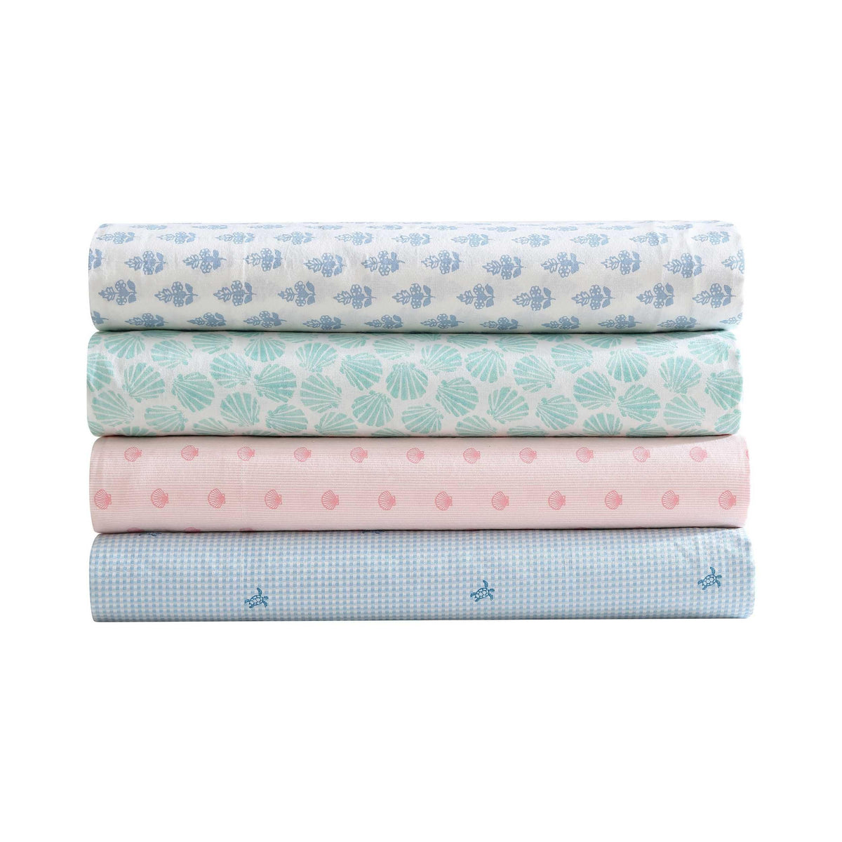 Laura Ashley - Twin Size Sheet Set, 100% Cotton Percale Bedding with Matching Pillowcase, Fully Elastic Fitted Sheet, Deep Pocket, Floral Room Decor (Francesca Blue)