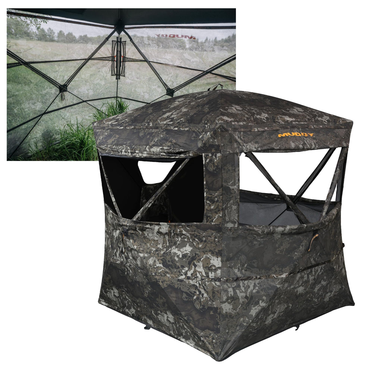 Muddy Prevue Evo Max Gound Blind Veil Canyon Gray