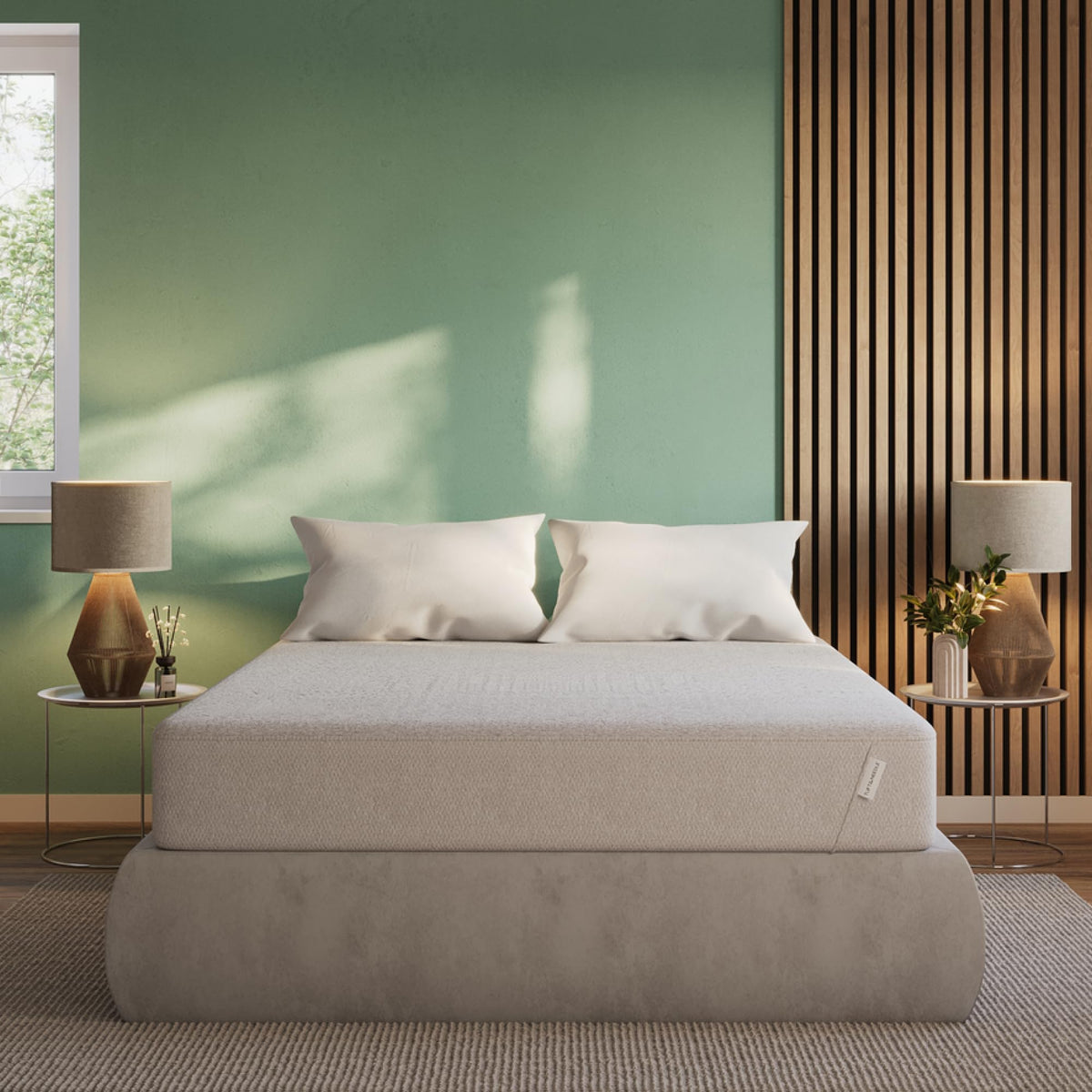 Kin by Tuft & Needle Medium Plush 10" Twin Hybrid Mattress, Cooling, Pressure Relief, and Individually-Wrapped Coils, 100 Night Trial, Fiberglass-Free, CertiPUR-US, 10-Year Limited Warranty