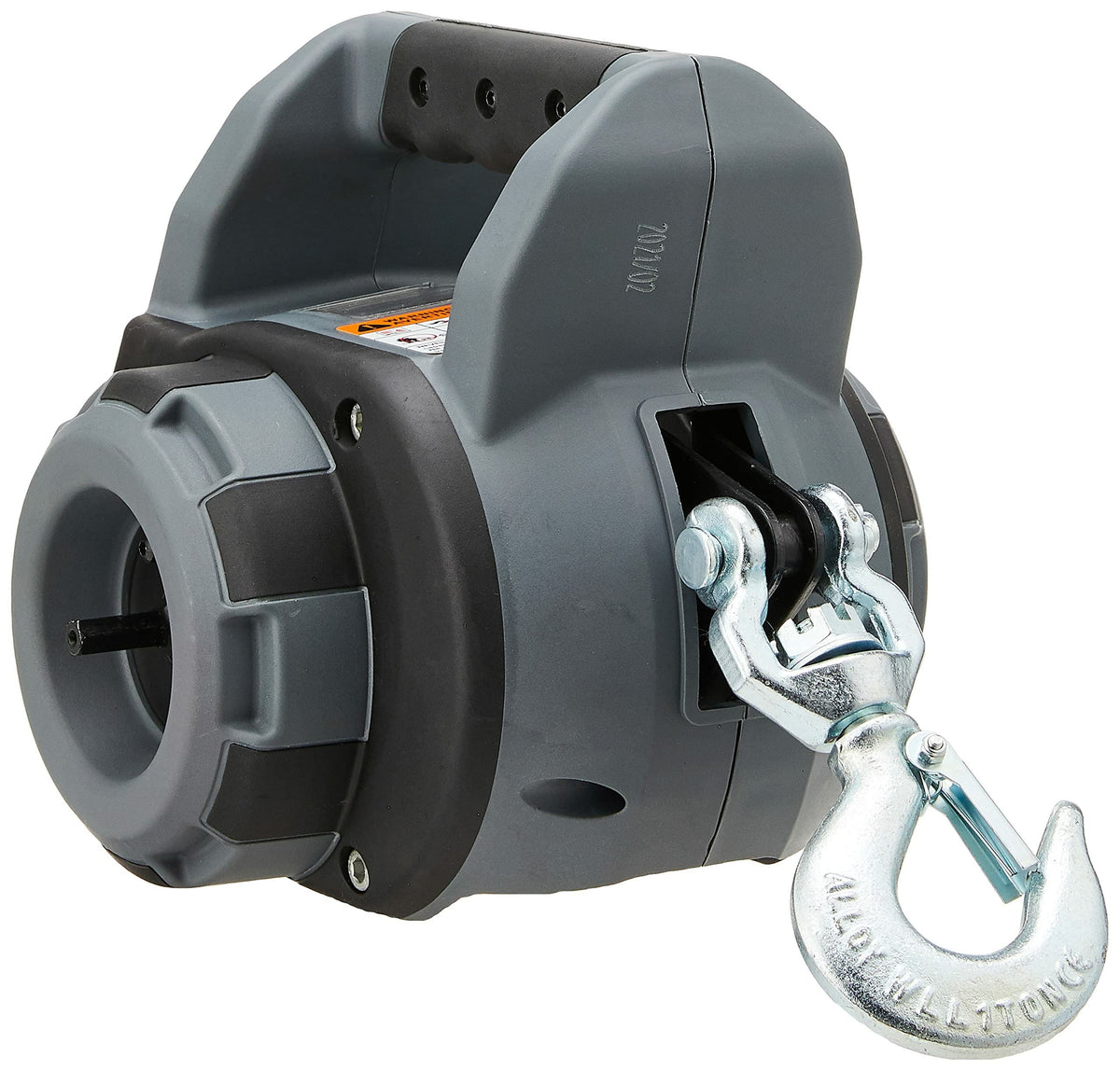 WARN Drill Winch – 750 lb Portable Pulling Winch with Synthetic Rope | Drill-Powered Operation | Lightweight, Compact Design with Hook & Controls | Ideal for Trailers, ATVs, UTVs.