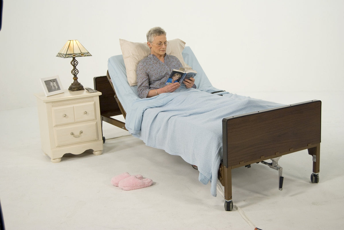 Drive Medical Delta Ultra Light Semi Electric Hospital Bed, Frame Only