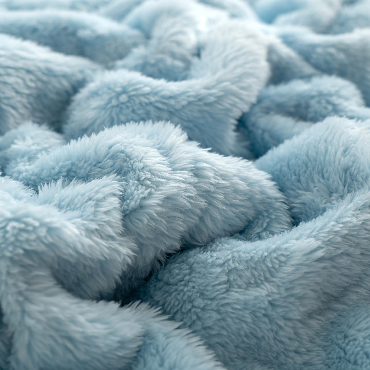 UKELER Sherpa Bed Blanket 80 × 90 inch, Ultra Soft Queen Size Throw Blanket for All Season, Cozy Plush Floral Fleece Blanket for Bedroom Living Room Dorm Hostel Sofa Camping, Blue