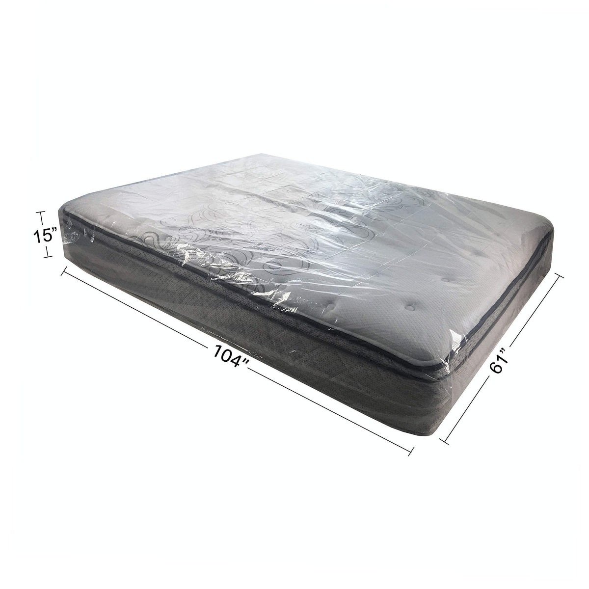 UBOXES Queen Size Mattress Covers/Bags 61" x 15" x 104" Moving Supplies (QUEENCOVER02) (packaging may vary)
