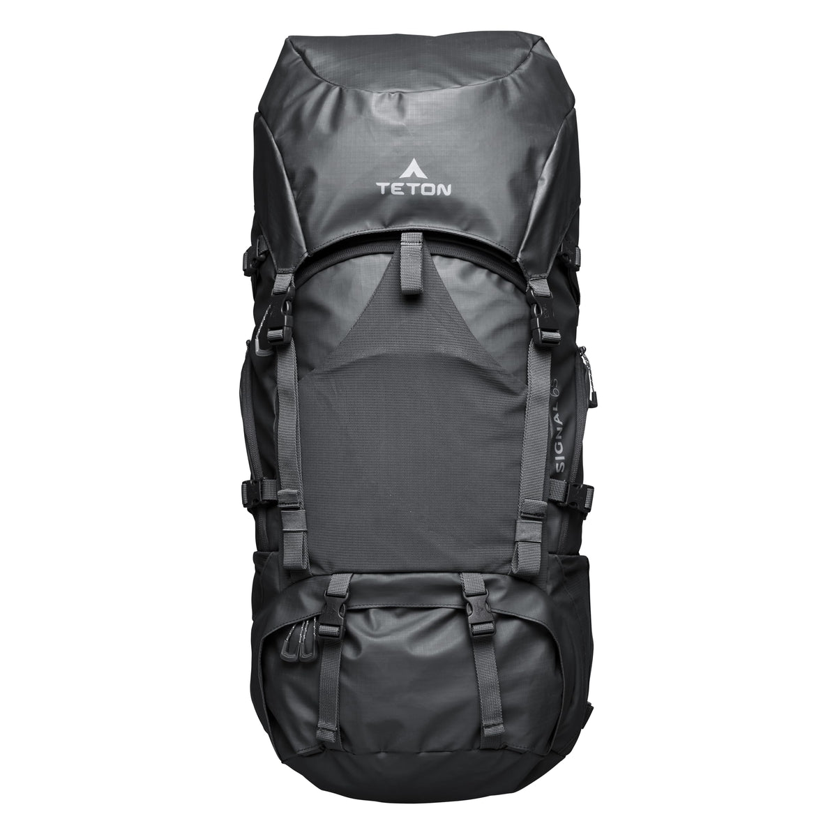 Teton 65L Signal backpack, durable and ready for hiking, camping or backpacking. Perfect lightweight travel bag with more room than you think, Onyx